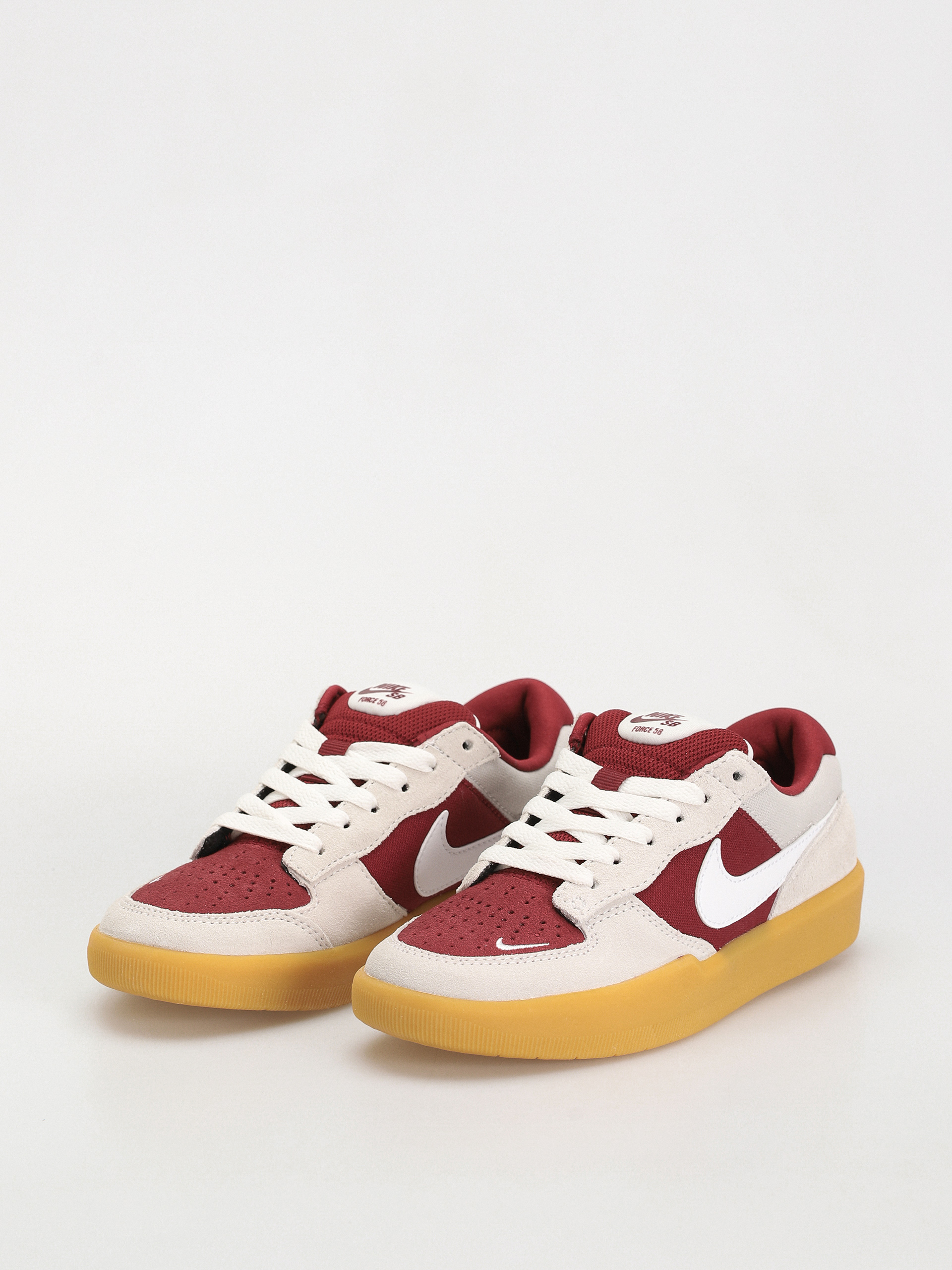 Nike SB Force 58 Shoes (team red/white summit white)