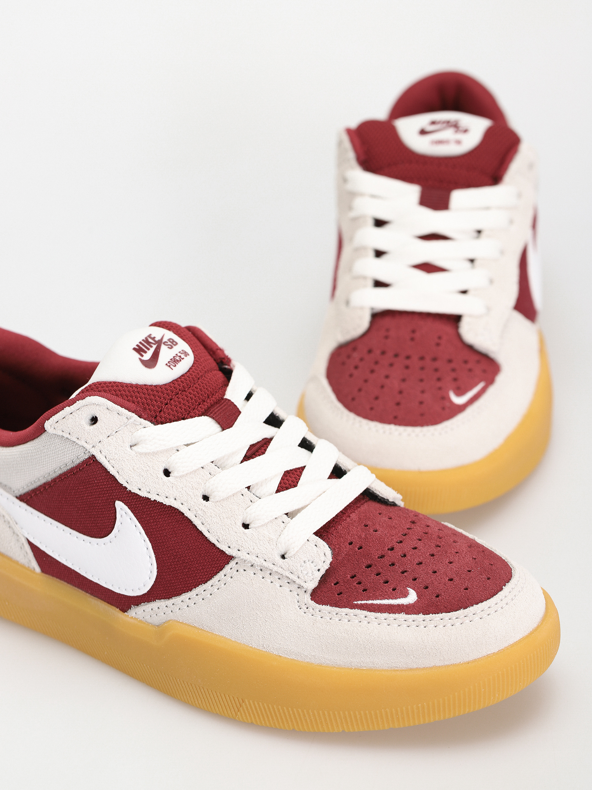 Nike SB Force 58 Schuhe (team red/white summit white)