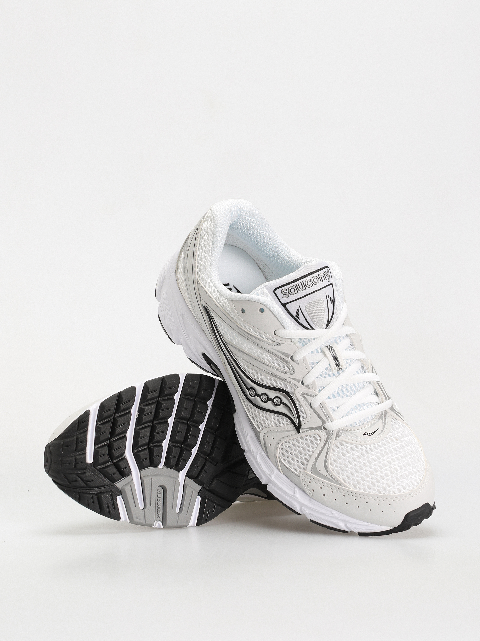 Saucony Grid Ride Millennium Shoes white (white/silver)