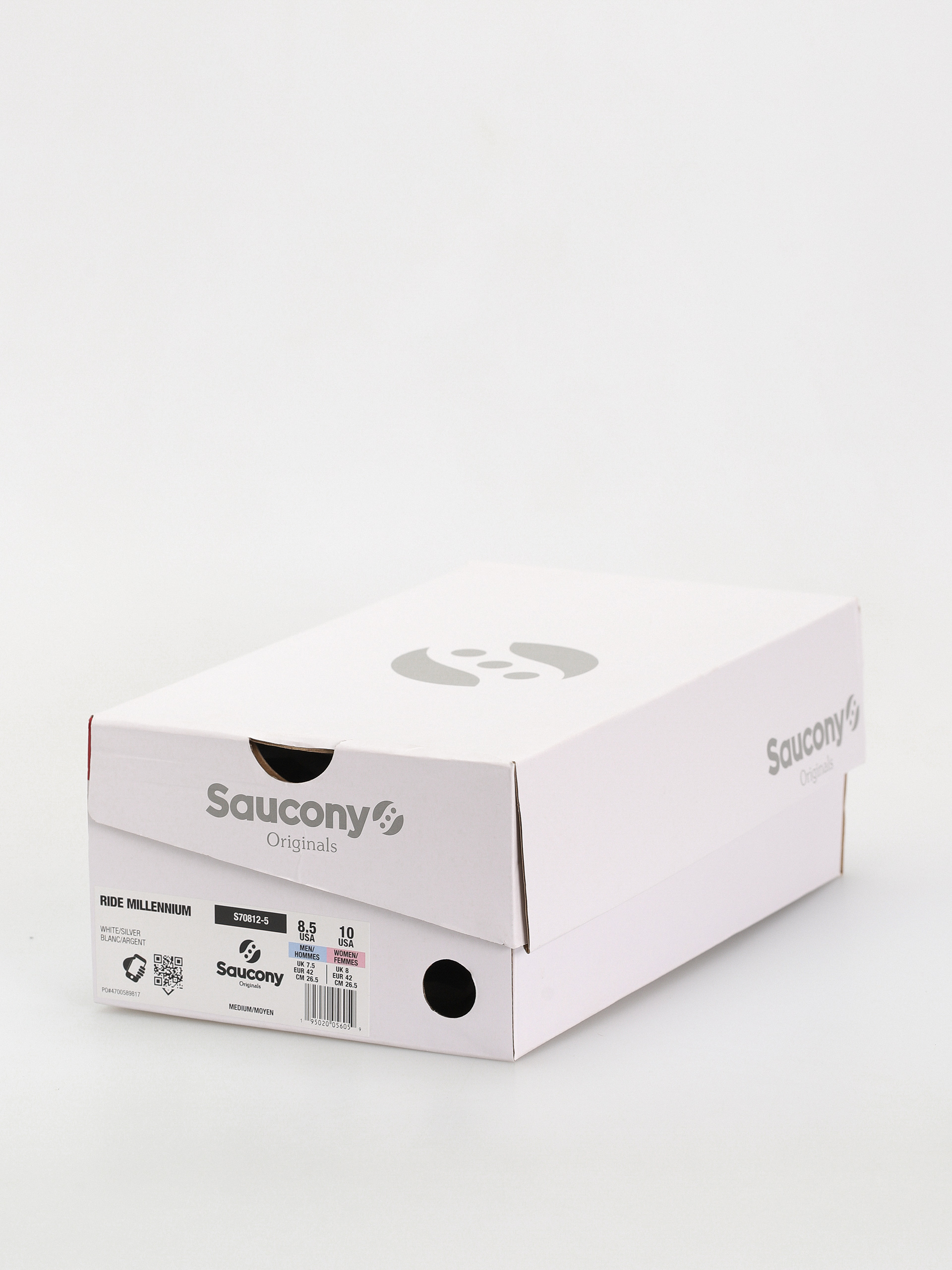 Saucony Grid Ride Millennium Schuhe (white/silver)