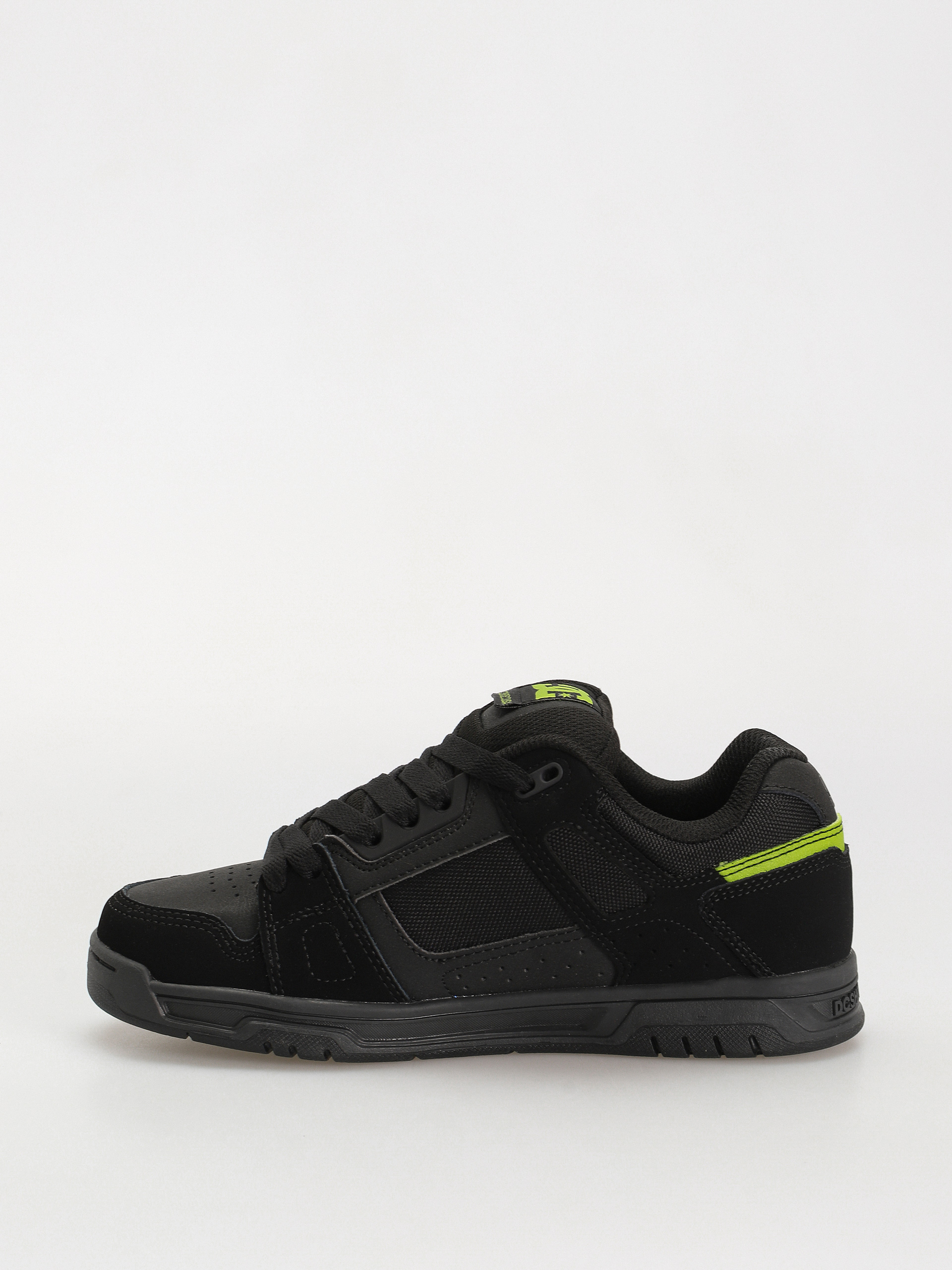 DC Stag Shoes (black/lime green)