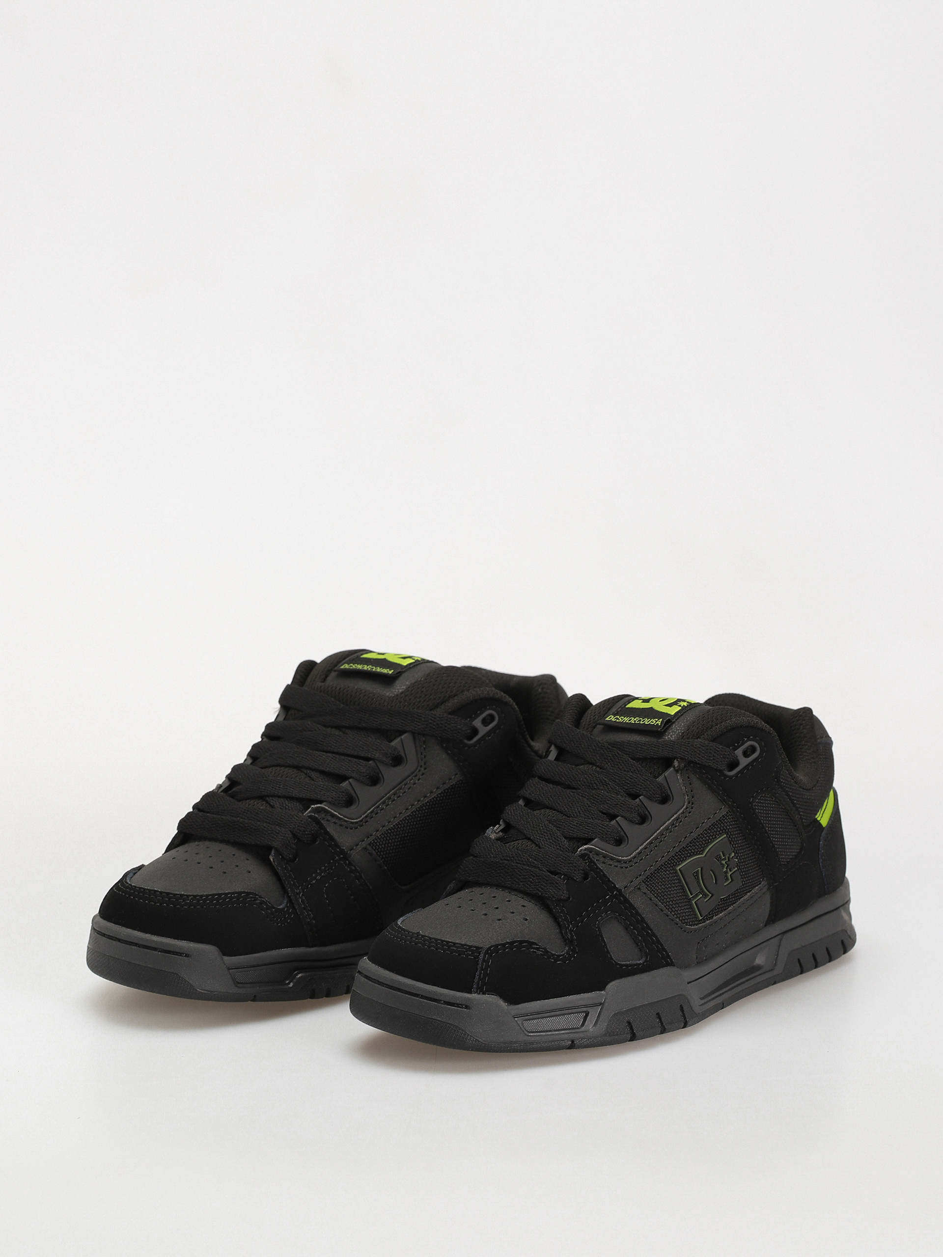 DC Stag Shoes (black/lime green)