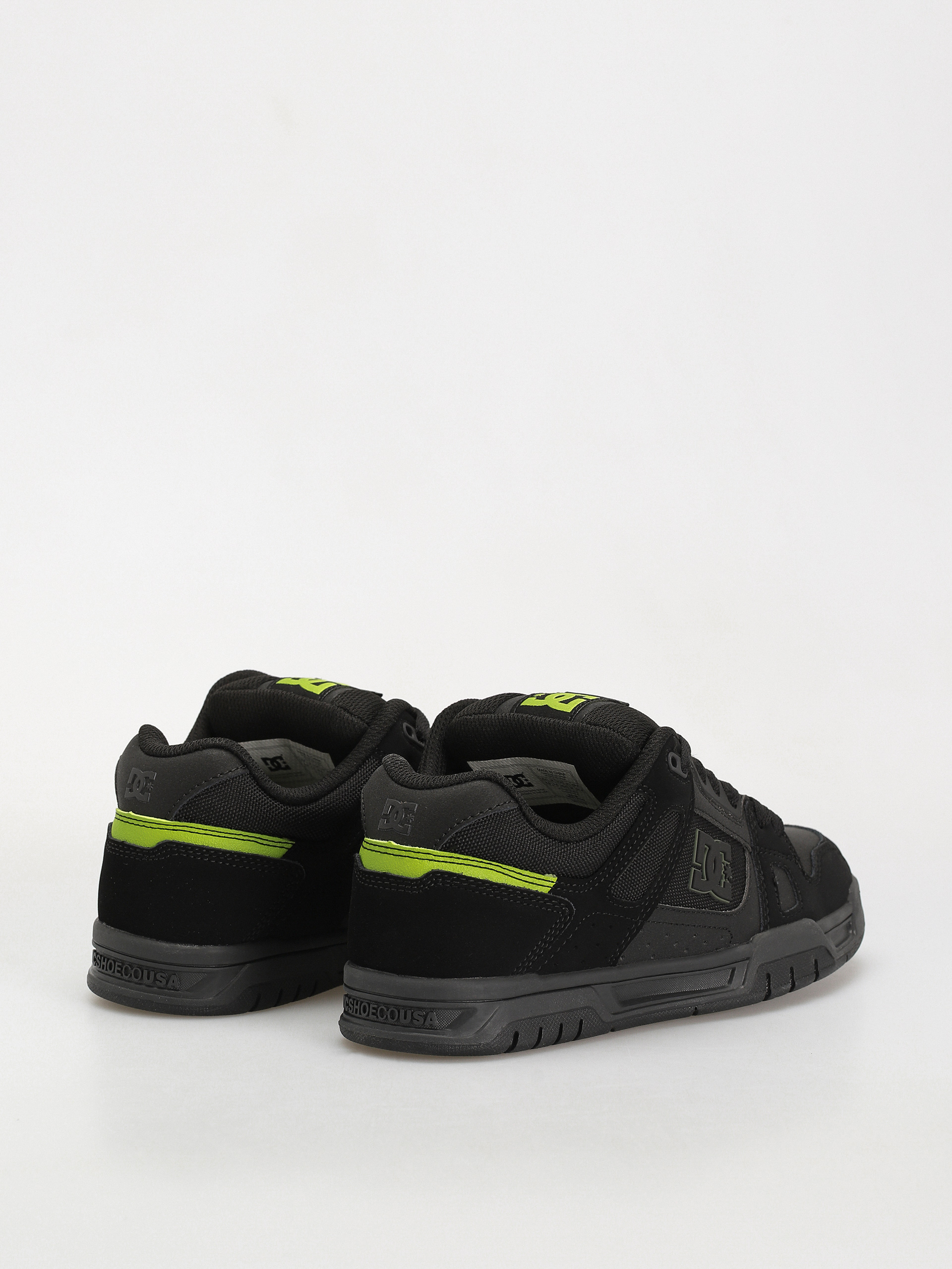 DC Stag Shoes (black/lime green)