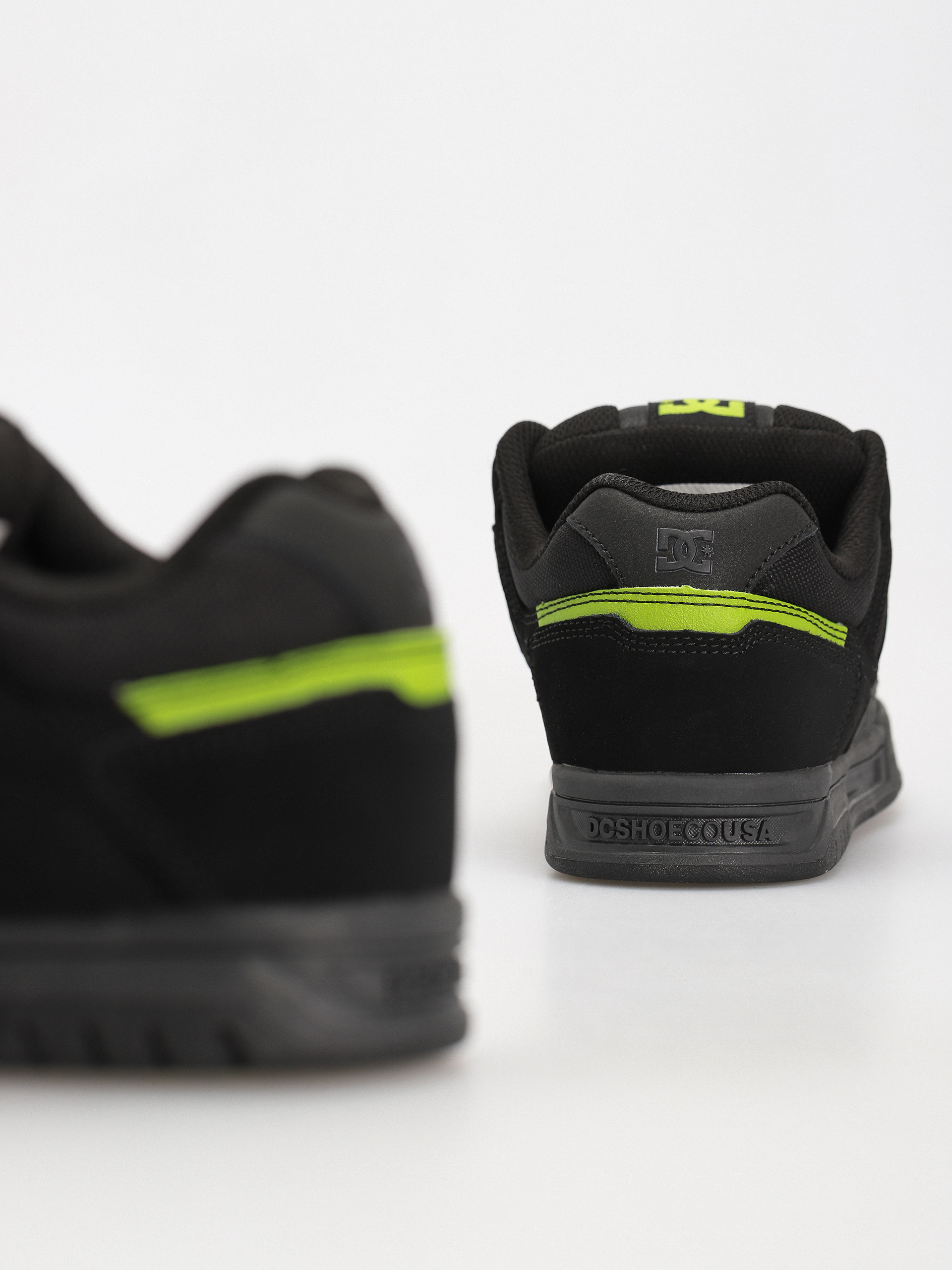 DC Stag Shoes (black/lime green)