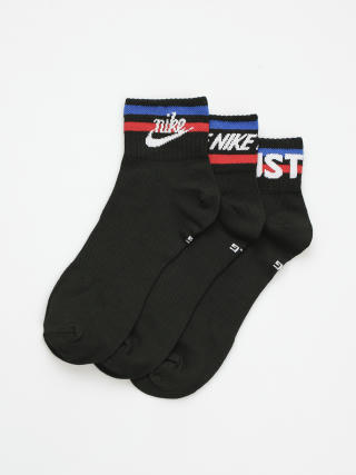 Nike SB Everyday Essential 3pk Socks (black/white/game royal/university red)