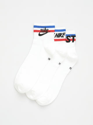Nike SB Everyday Essential 3pk Socken (white/black/game royal/university red)