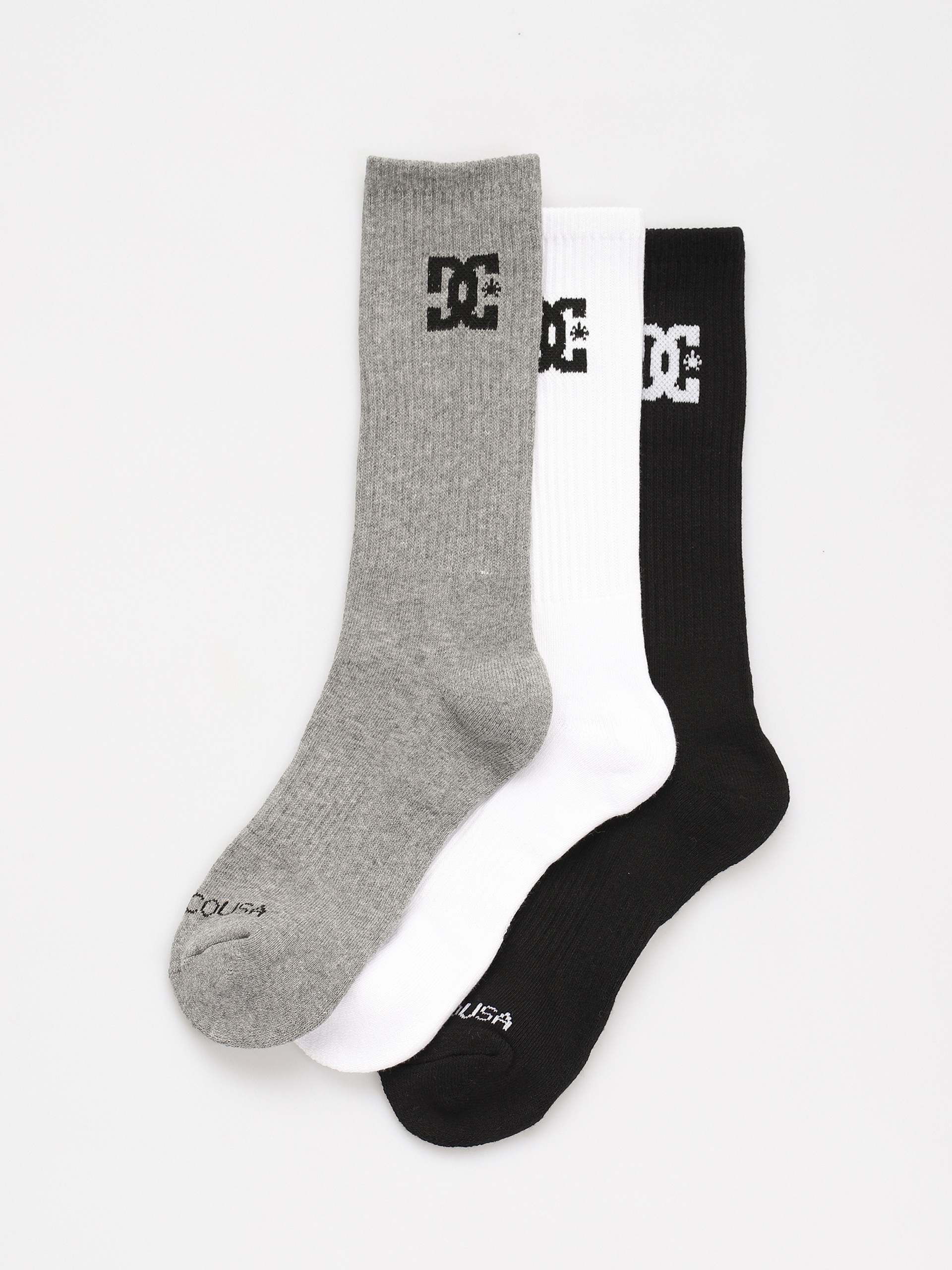 DC Socks Spp Dc Crew 3Pk (assorted)