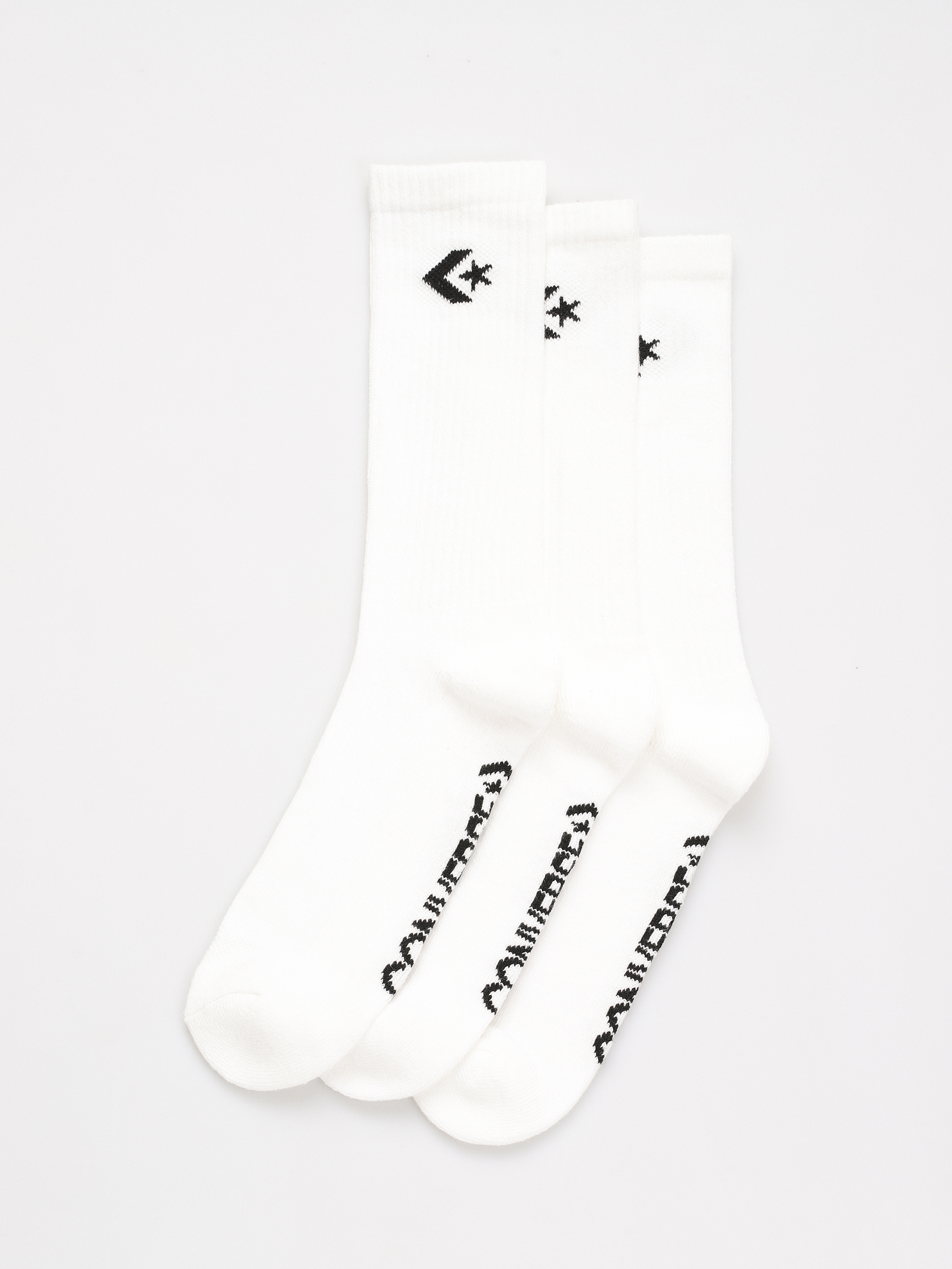 Converse Socken Classic Star Chevron Crew 3PK (white)