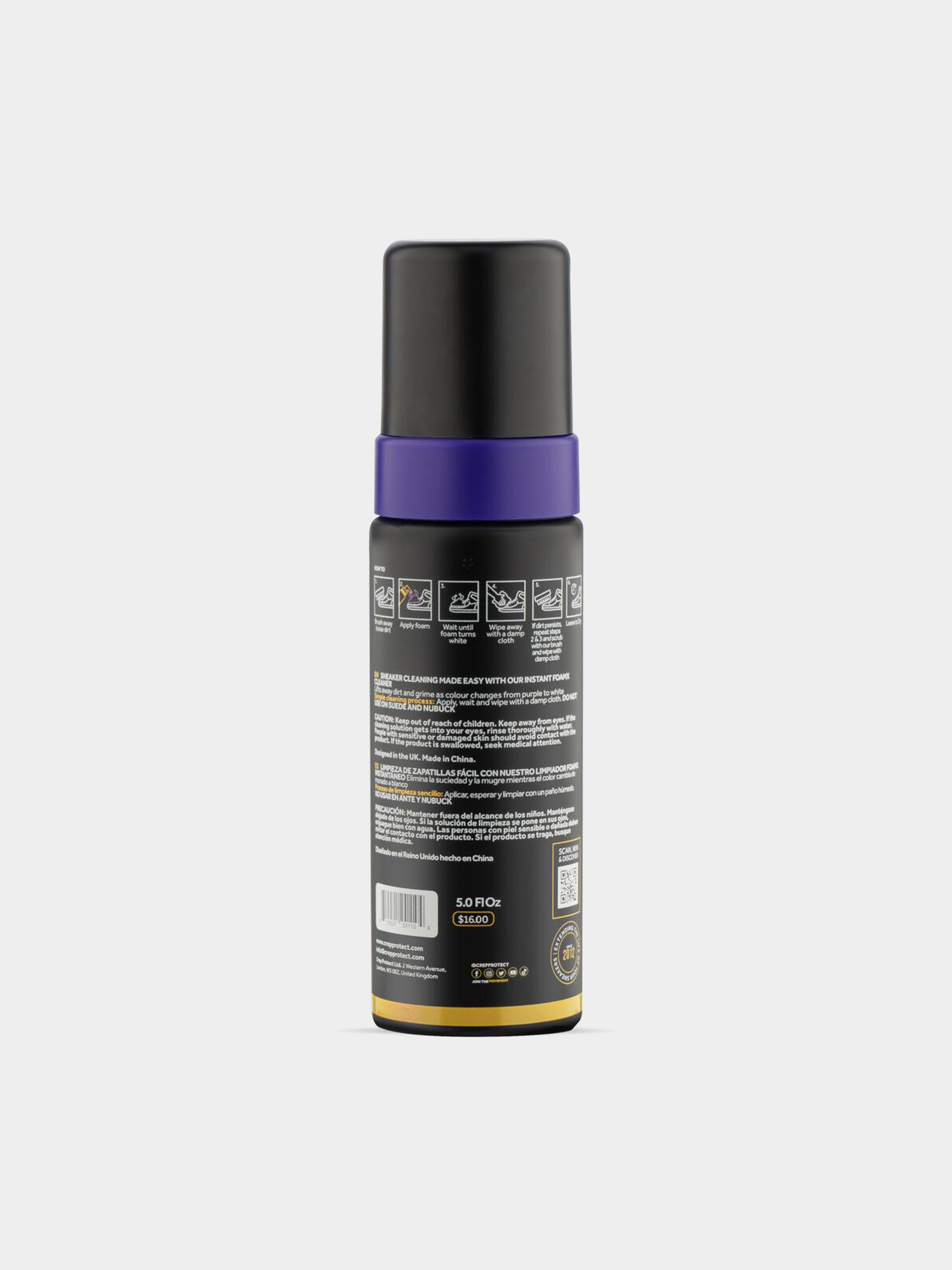 Crep Protect Pianka czyszcząca Foam X Longboard 