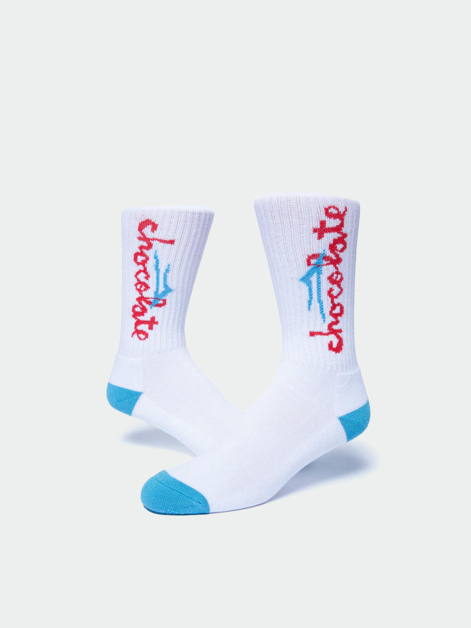 Lakai Socks Chunk Logo (white)