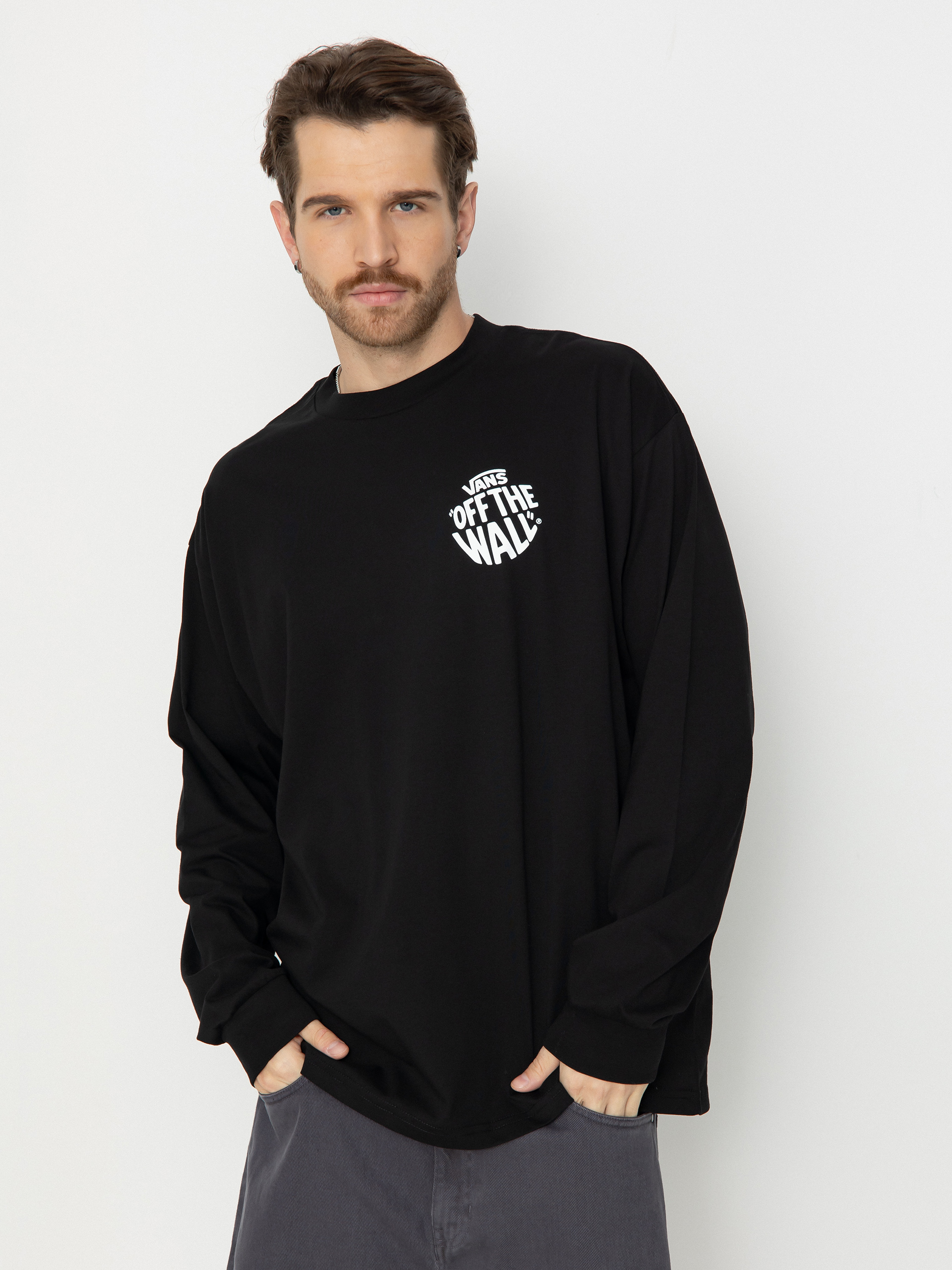 Black long sleeve vans shirt best sale