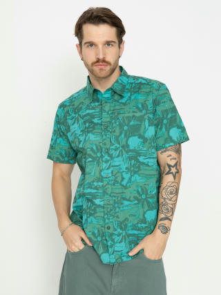 Patagonia Go To Shirt Hemd (cliffs and waves conifer green)