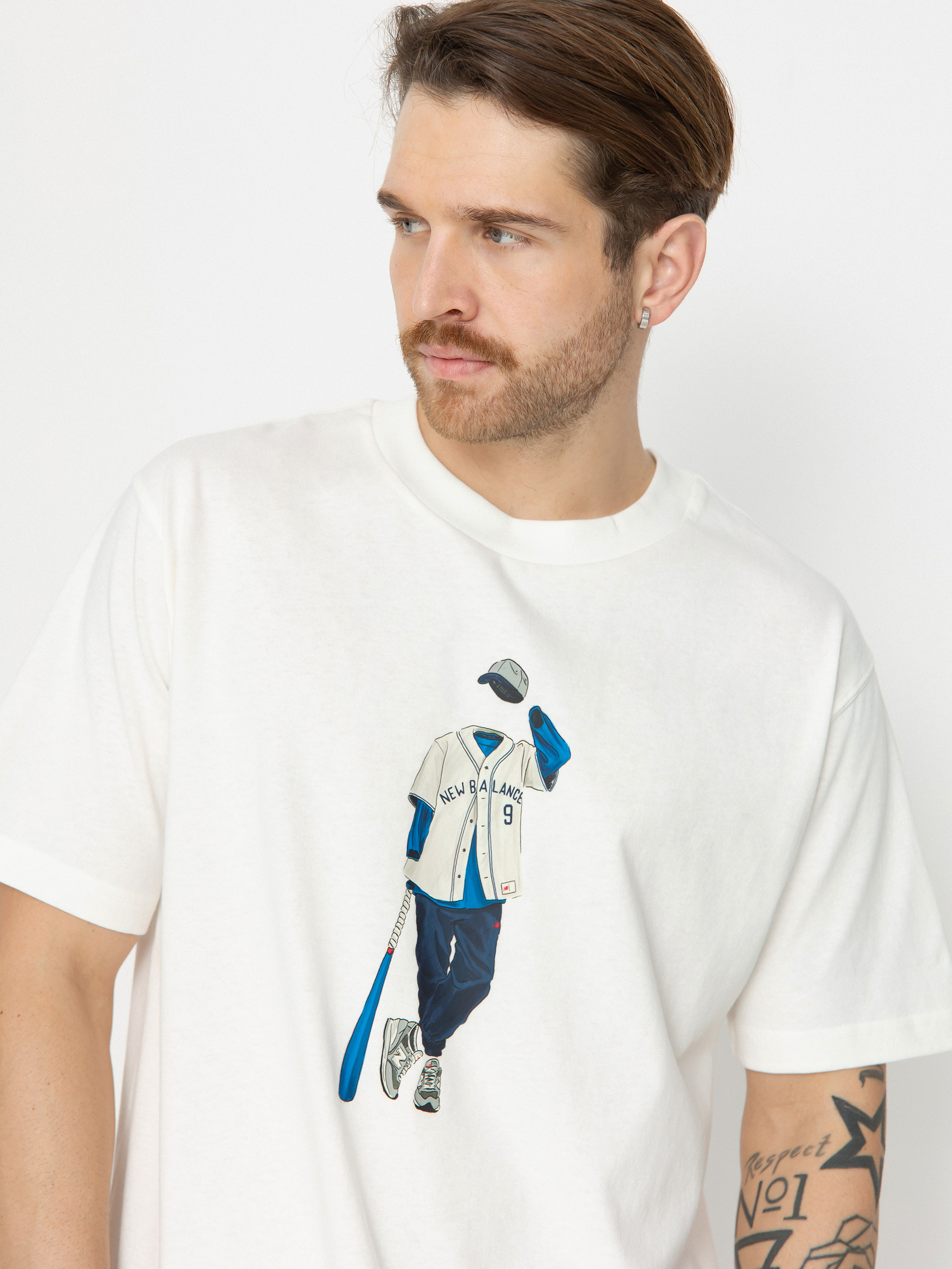 New Balance T-Shirt Athletics Baseball (sea salt)