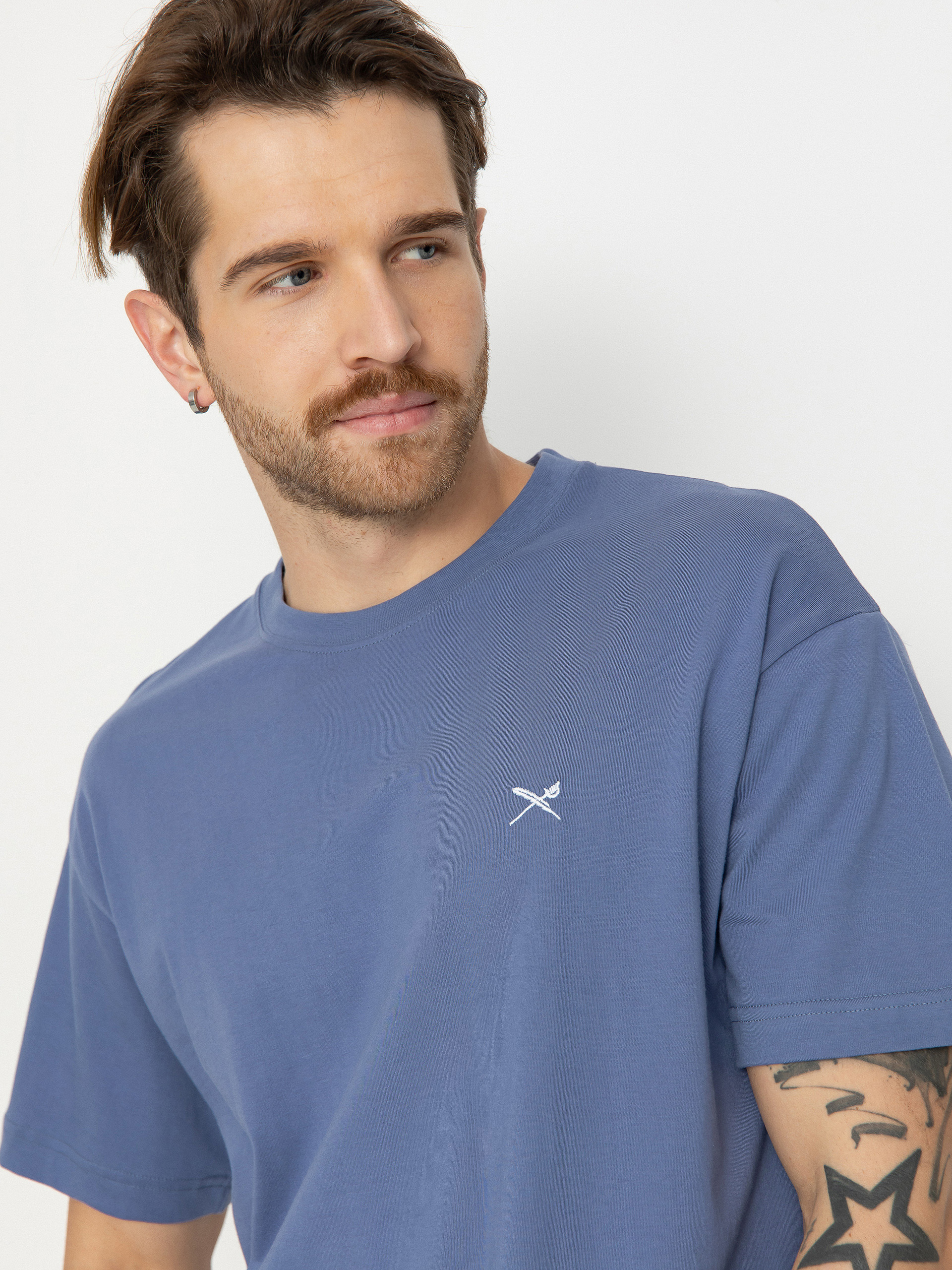 Iriedaily Mini Flag Relaxed T-Shirt (dove blue)