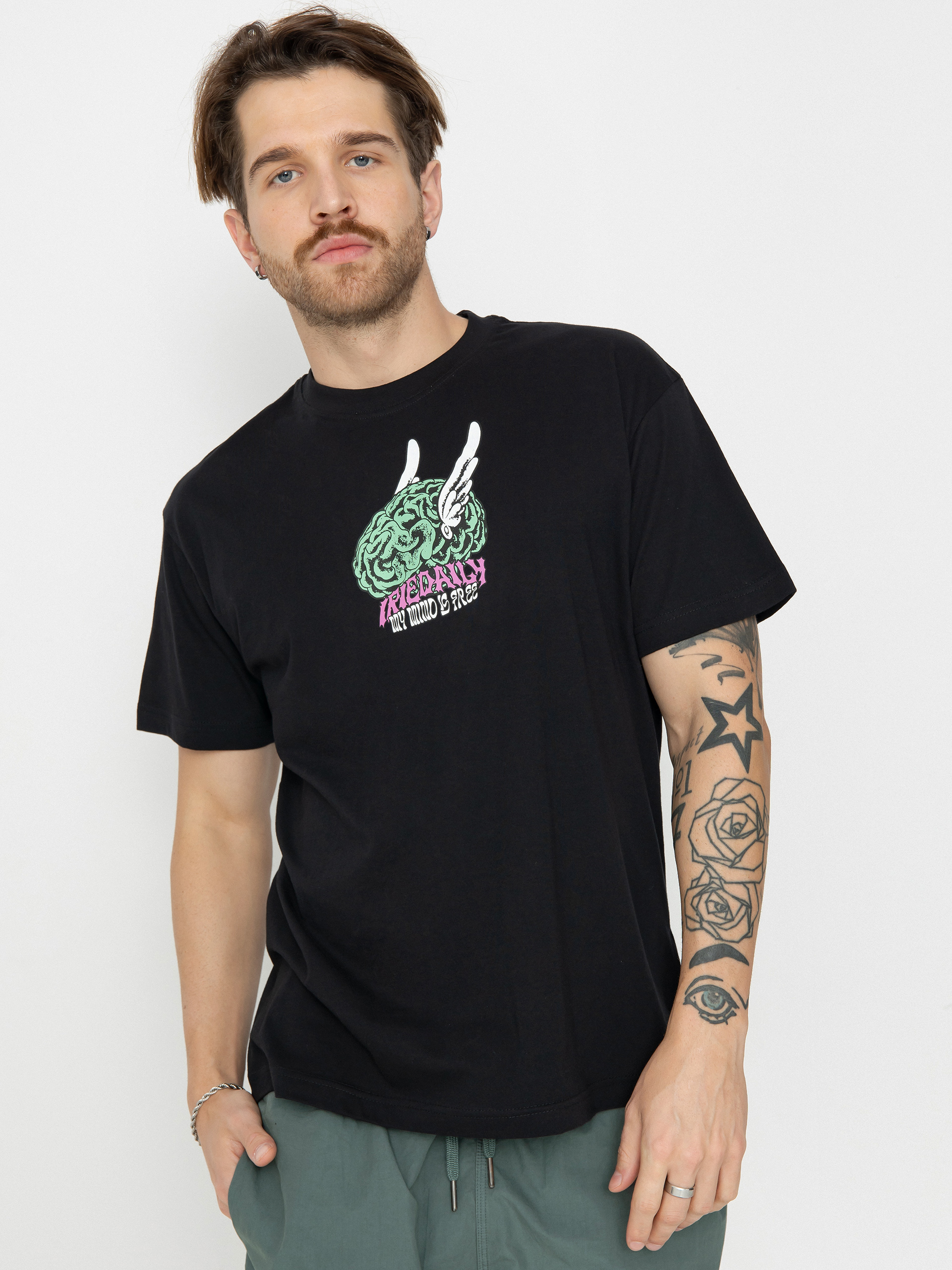 Iriedaily Free Mind T-Shirt (black)