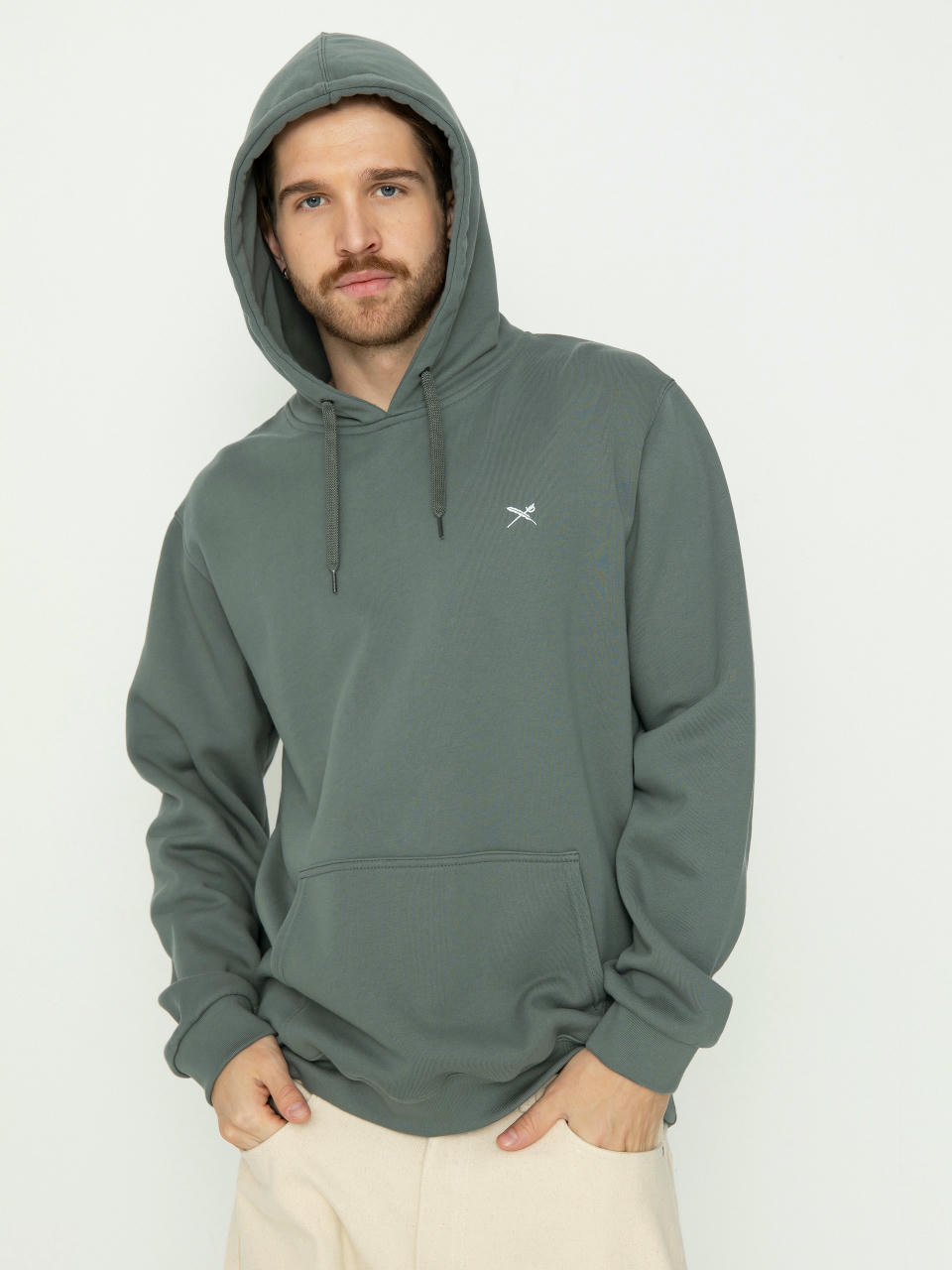 Iriedaily Mini Flag 2 HD Hoodie (jungle green)