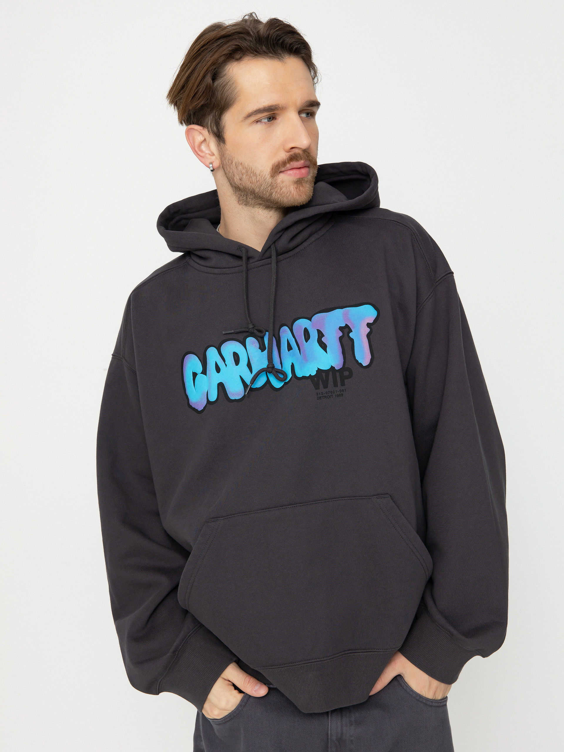 Carhartt WIP Hoodie Drip HD grey charcoal