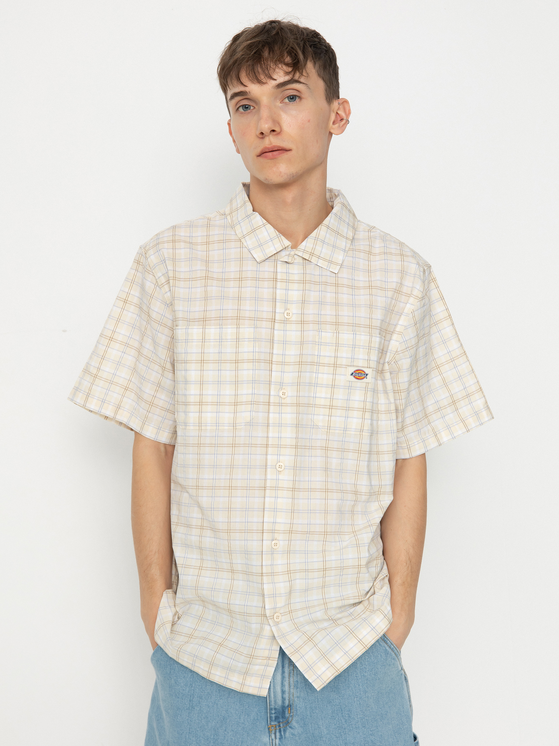 Dickies Surry Shirt Hemd (outdoor check whitecap)