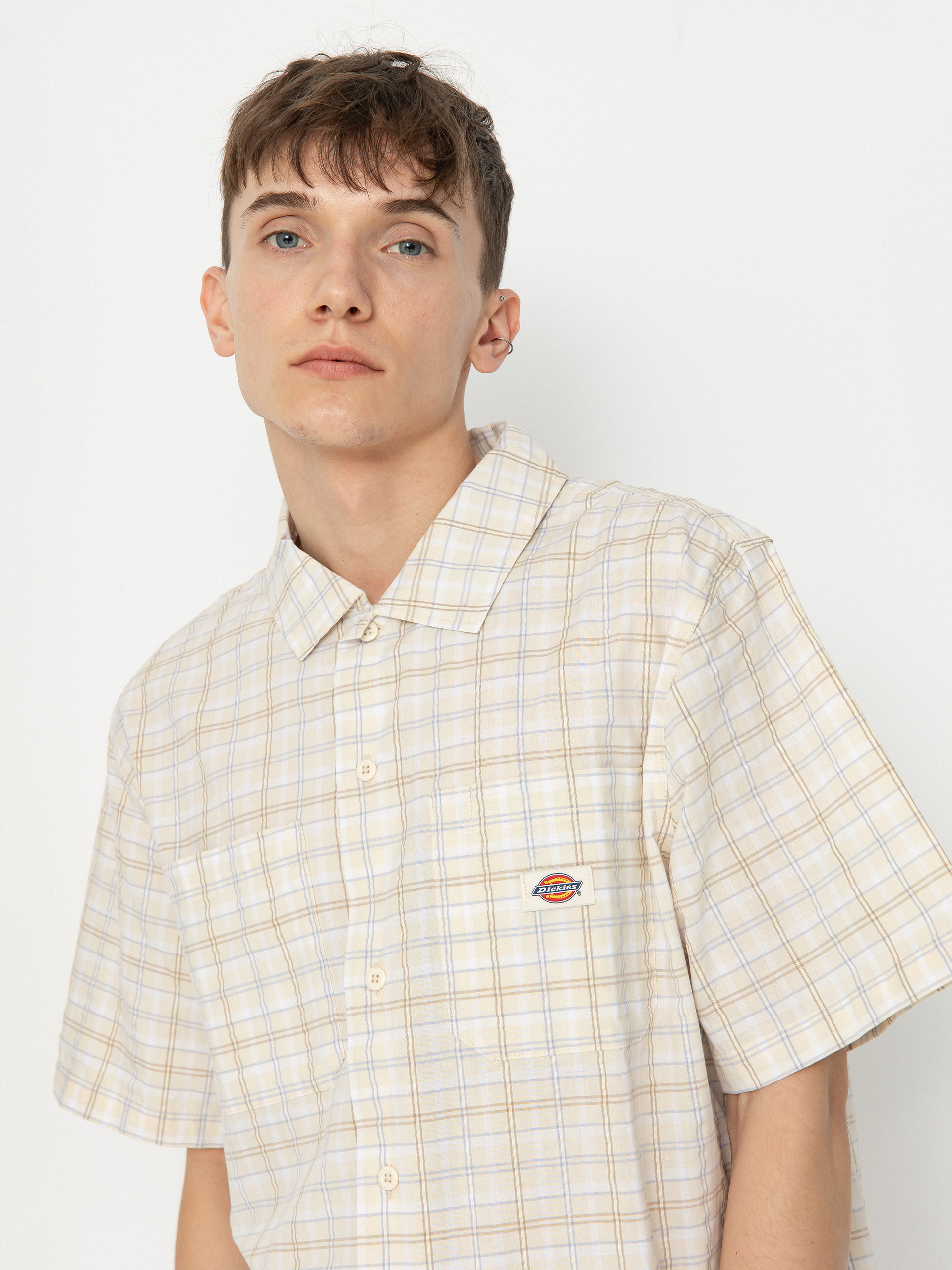 Dickies Surry Shirt Shirt (outdoor check whitecap)