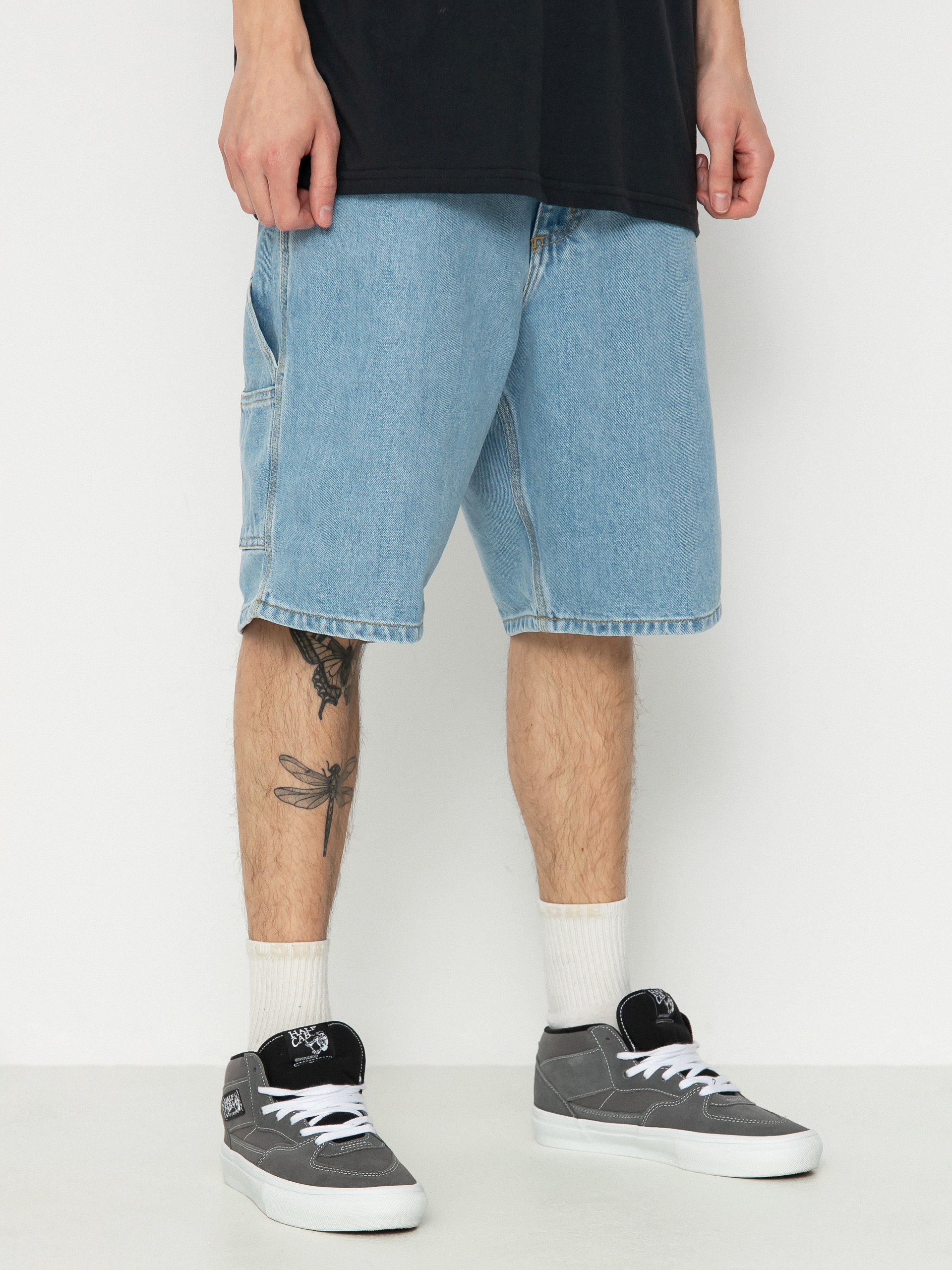 Carhartt WIP Single Knee Shorts (blue)