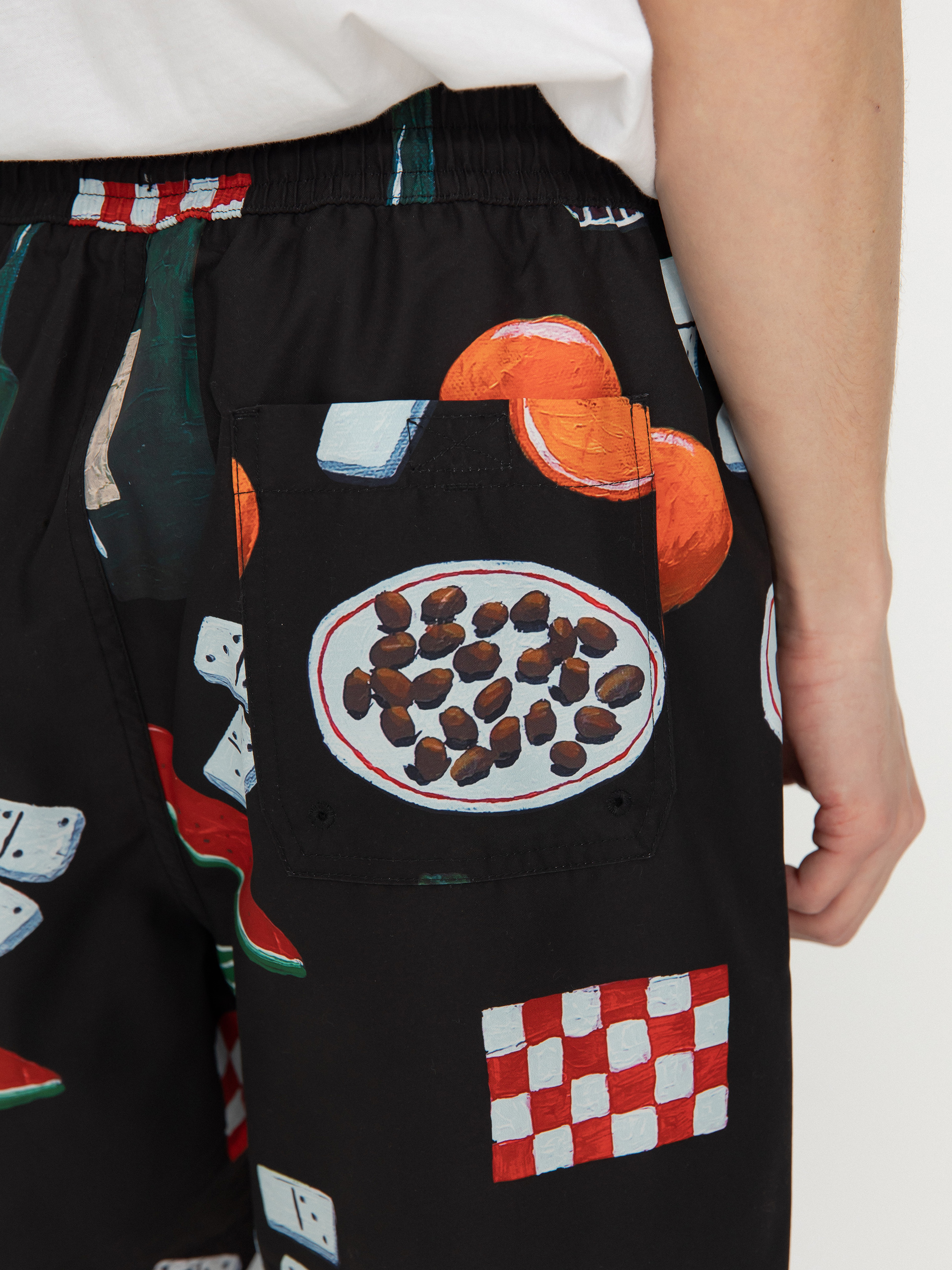 Carhartt WIP Slater Swim Shorts (isis maria dinner print/black)