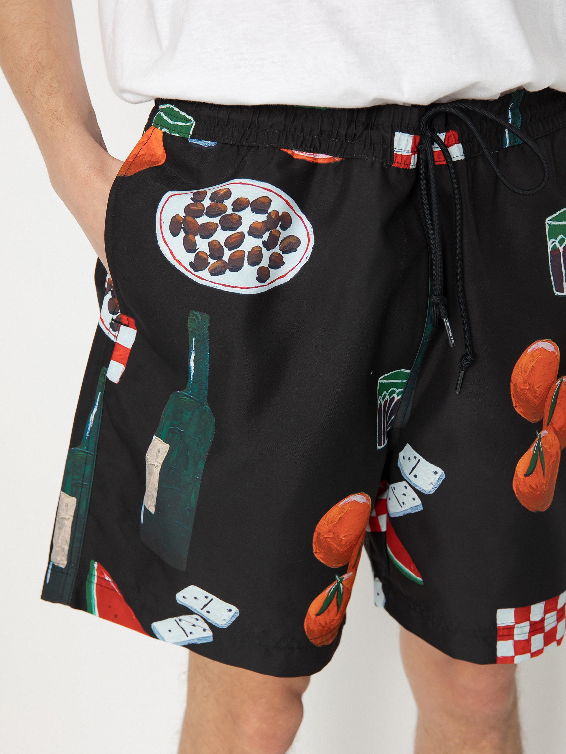 Carhartt WIP Slater Swim Shorts (isis maria dinner print/black)