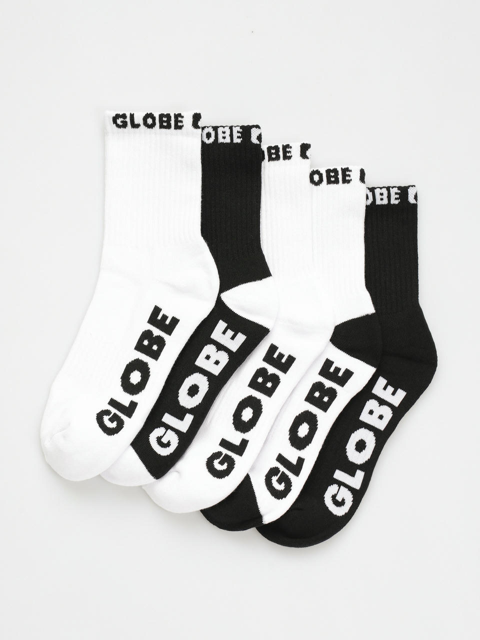 Globe Globe Kids Quater 5 Pack JR Socks (black/white)