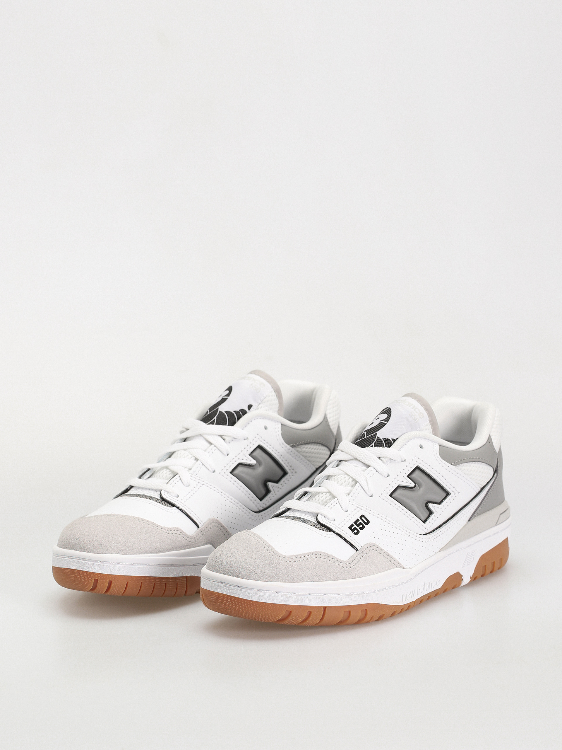 New Balance 550 Shoes (white slate grey)