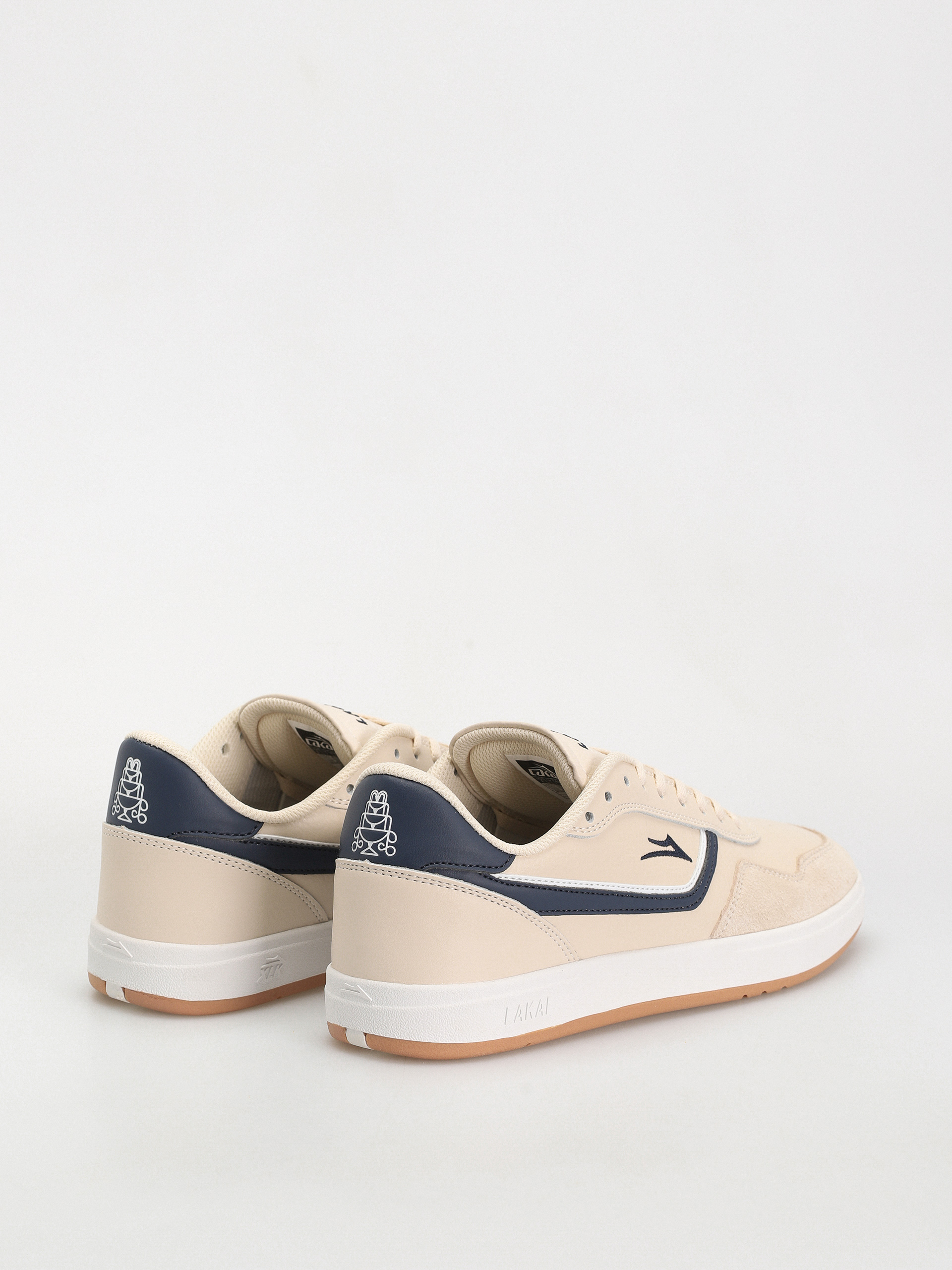 Lakai Terrace Cream Shoes (cream navy)