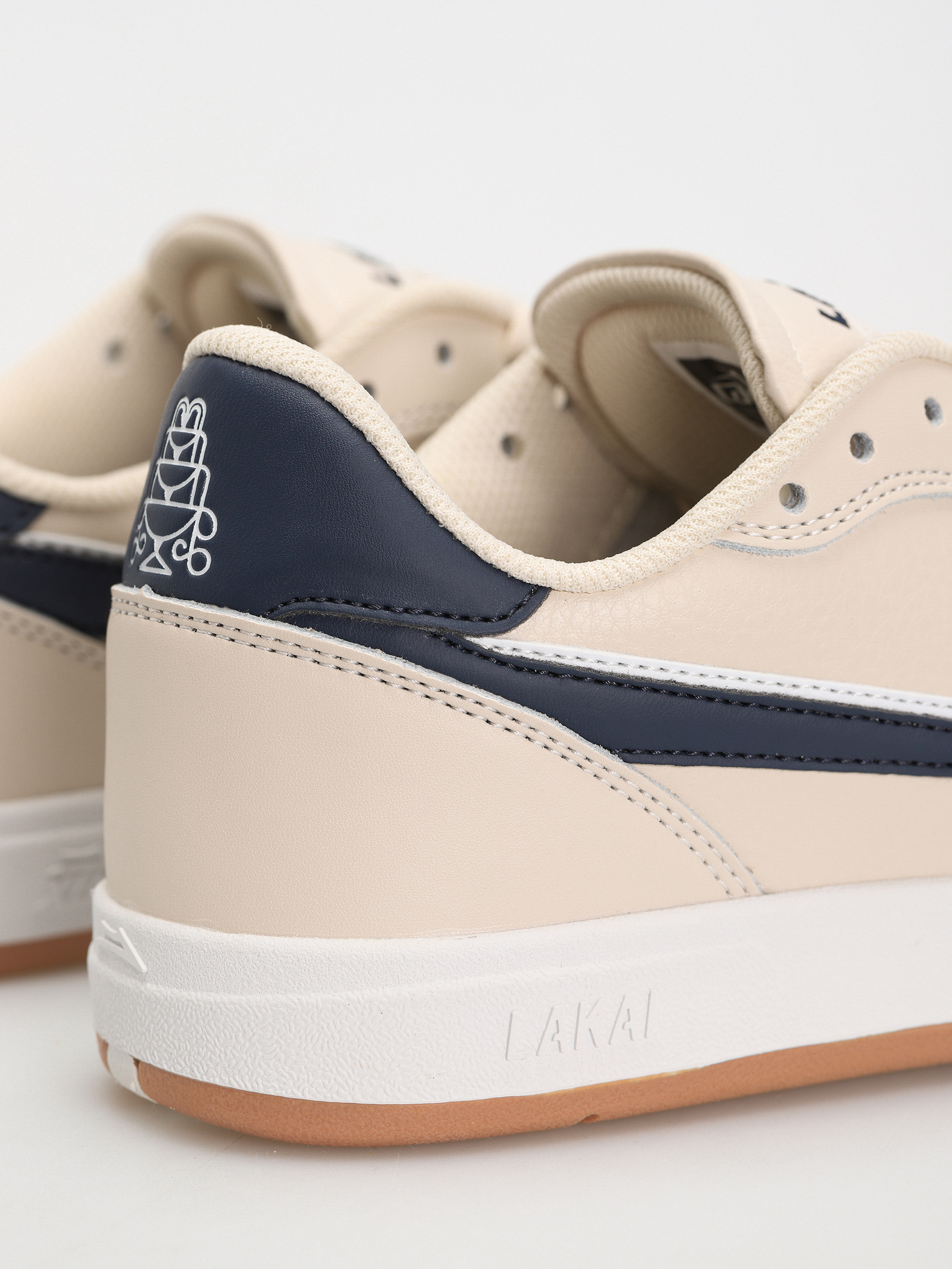 Lakai Terrace Cream Shoes (cream navy)