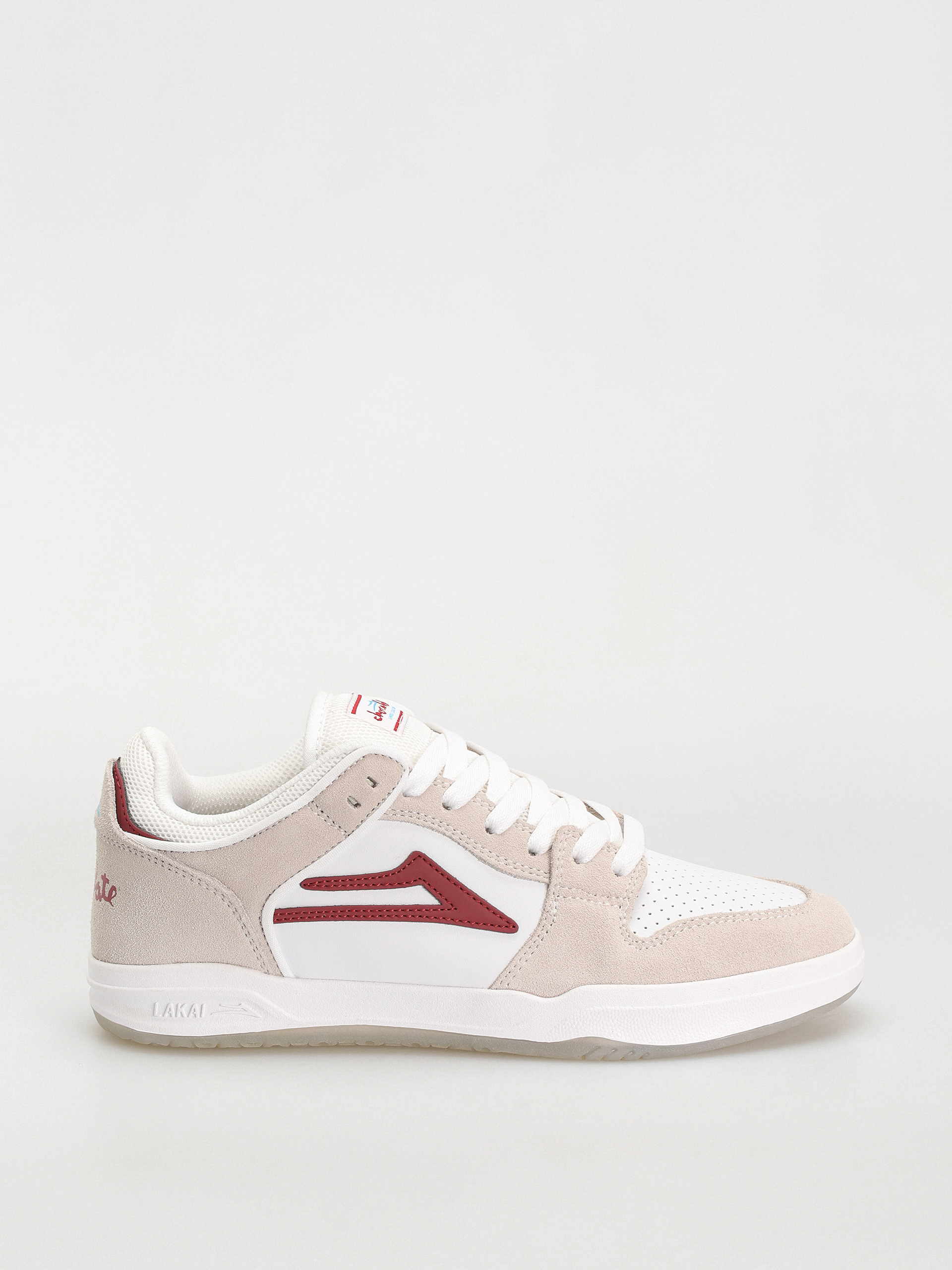 Lakai Shoes Telford Low grey (white red)