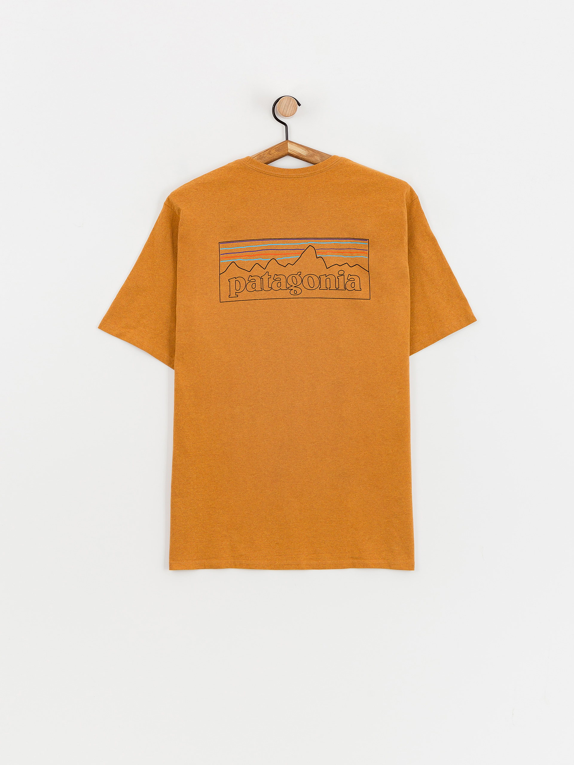 Patagonia T-Shirt P-6 Logo Responsibili (p-6 outline golden caramel)