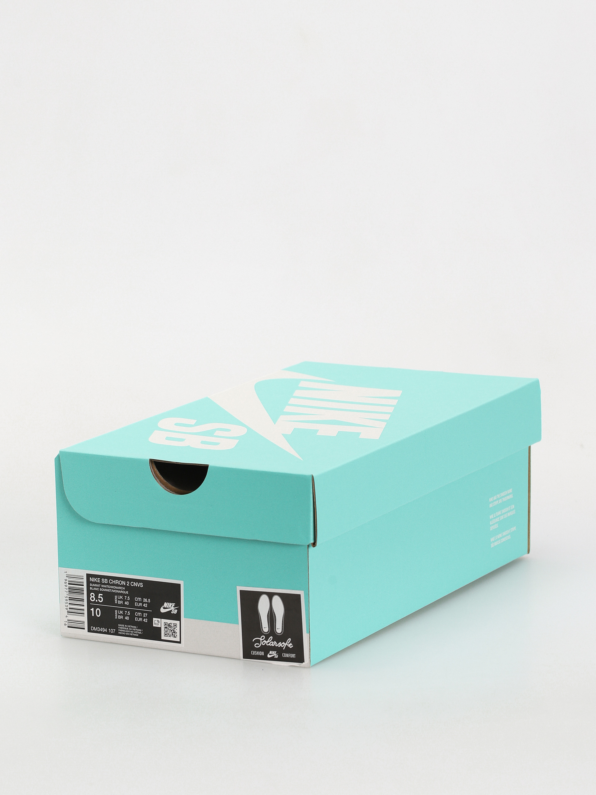 Nike SB Chron 2 Canvas Shoes (summit white/monarch summit white)