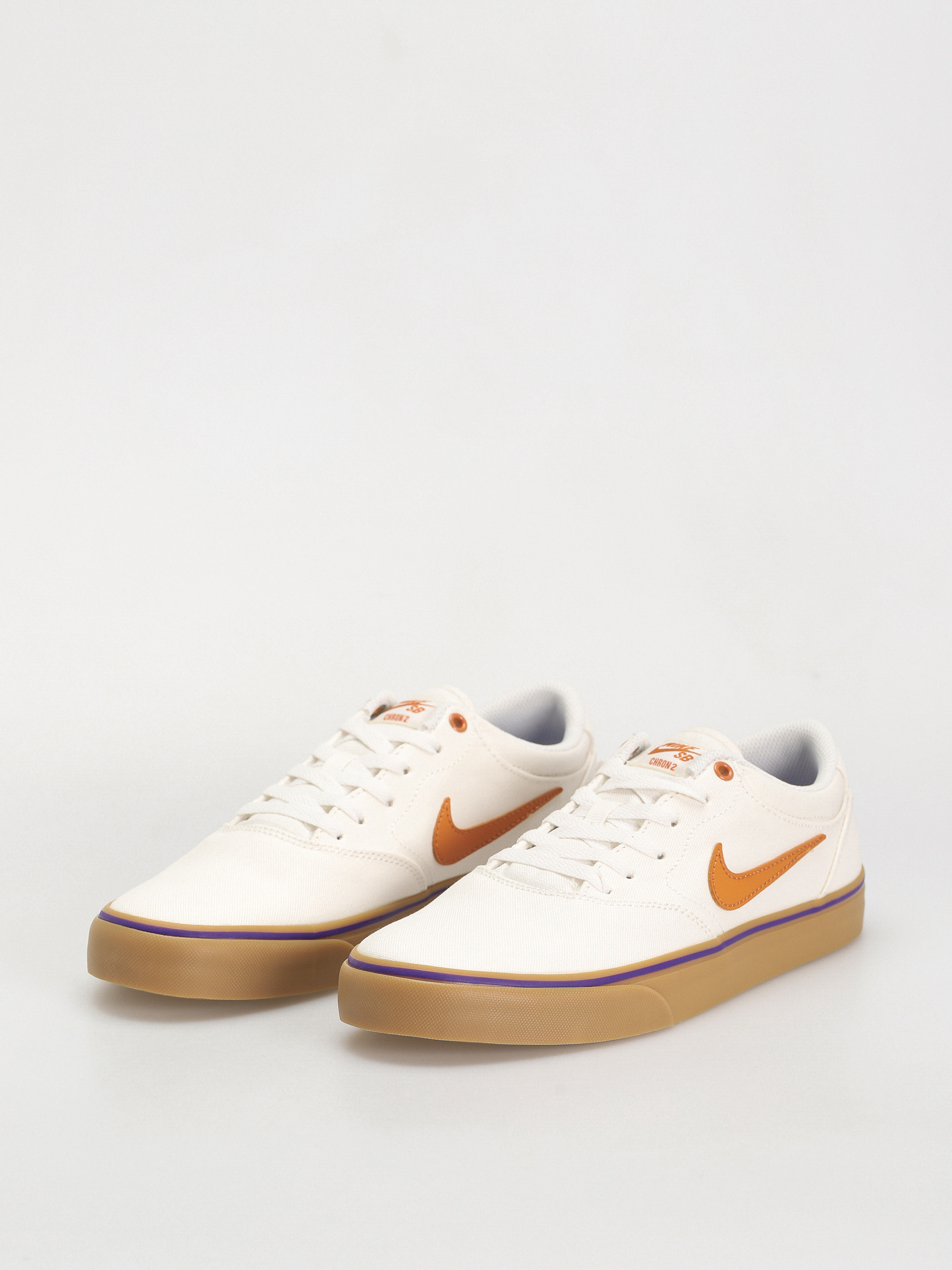 Nike SB Chron 2 Canvas Shoes (summit white/monarch summit white)