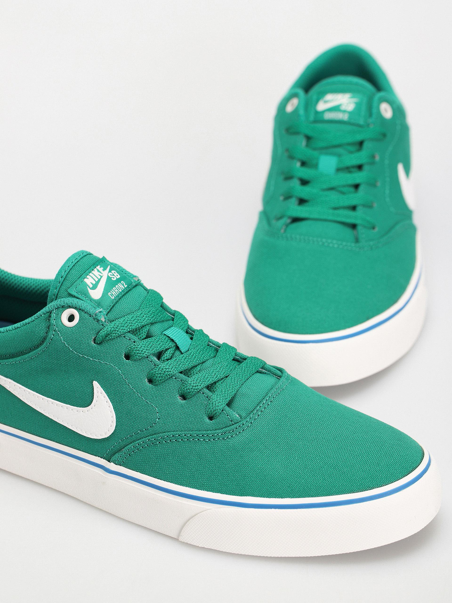 Nike SB Chron 2 Canvas Shoes - green (malachite/summit white