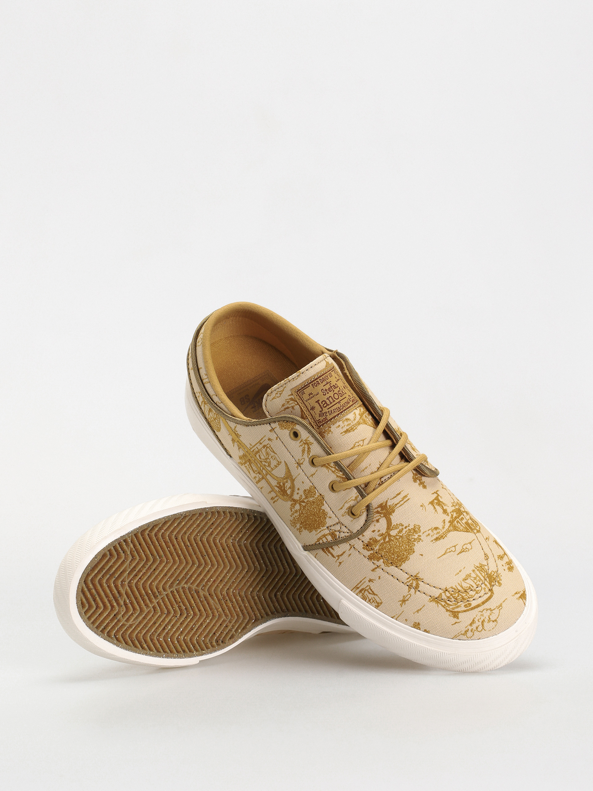 Nike SB Zoom Janoski Og+ Premium Schuhe (sesame/flt gold bronzine sail)
