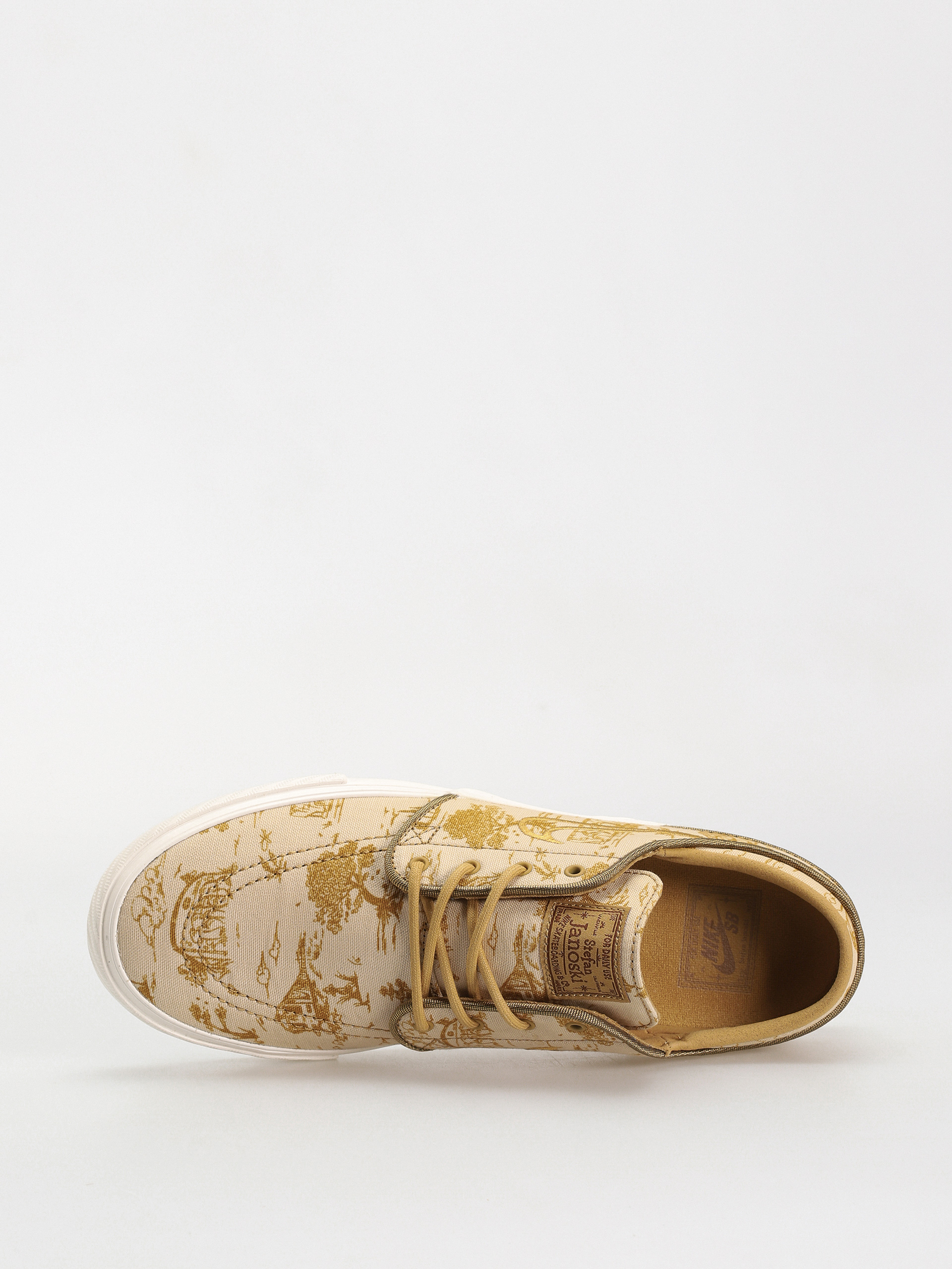 Nike SB Zoom Janoski Og Premium Shoes brown yellow sesame flt gold bronzine sail