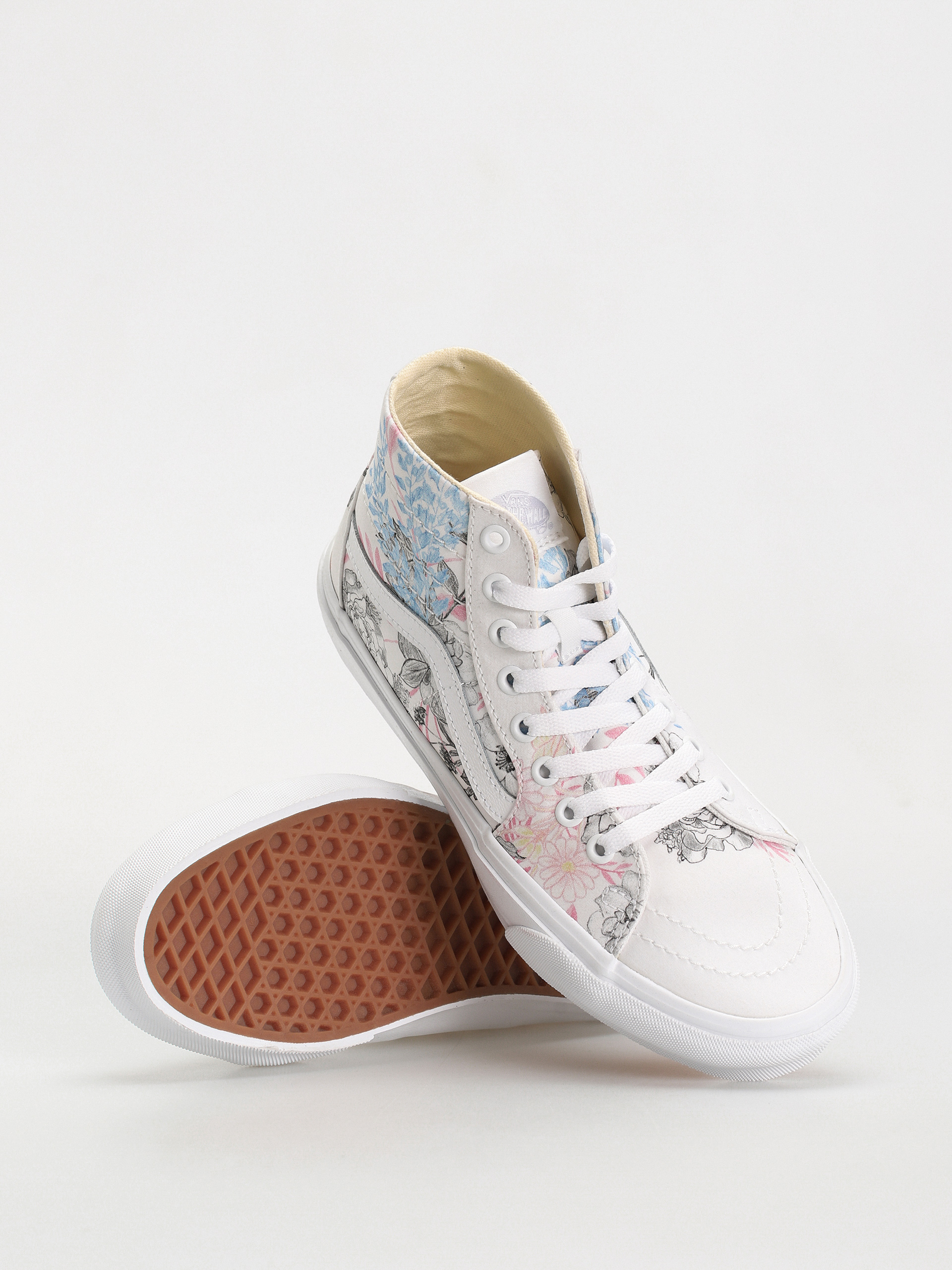 Vans Shoes Sk8 Hi Tapered (whimsy floral true white)