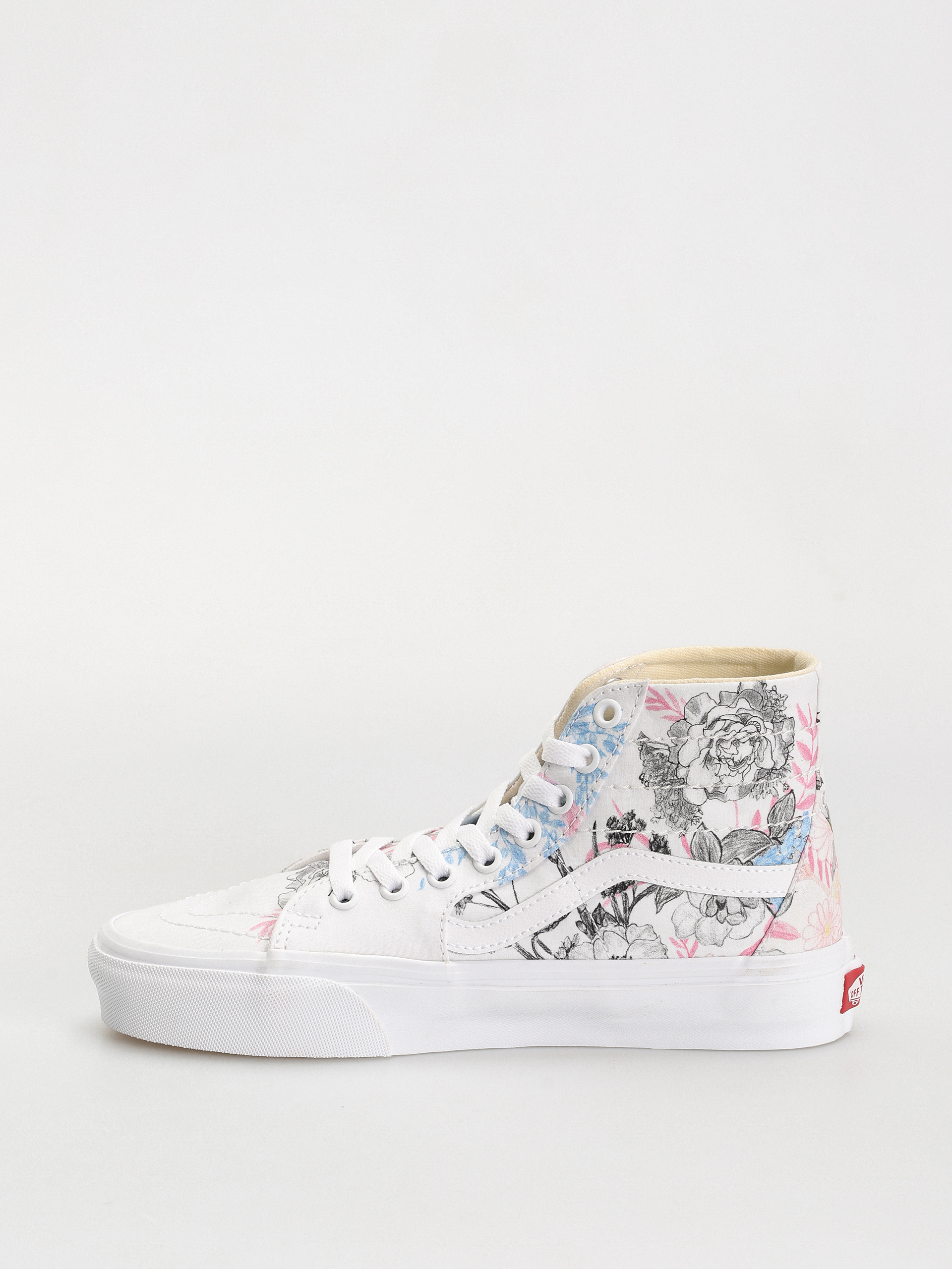 Vans Shoes Sk8 Hi Tapered (whimsy floral true white)