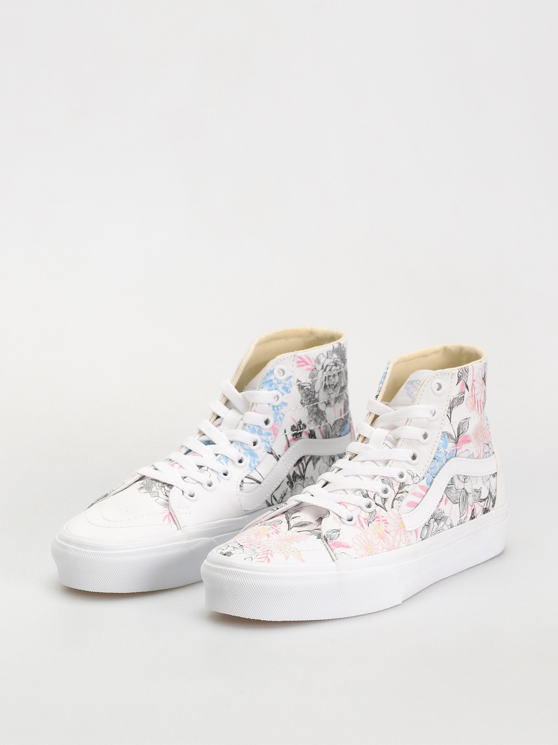 Vans Shoes Sk8 Hi Tapered (whimsy floral true white)