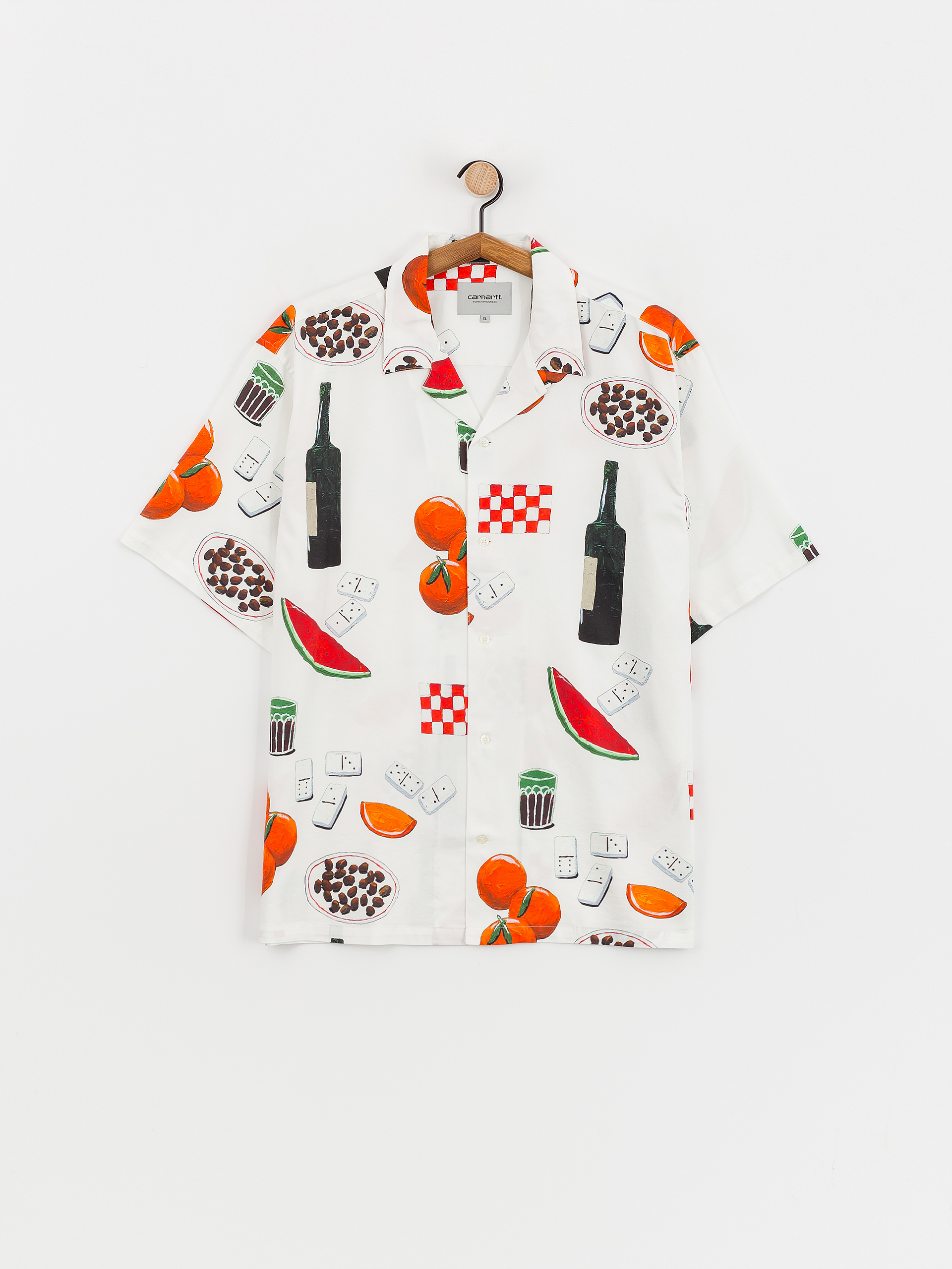 Carhartt WIP Isis Maria Dinner Hemd (isis maria dinner print/white)