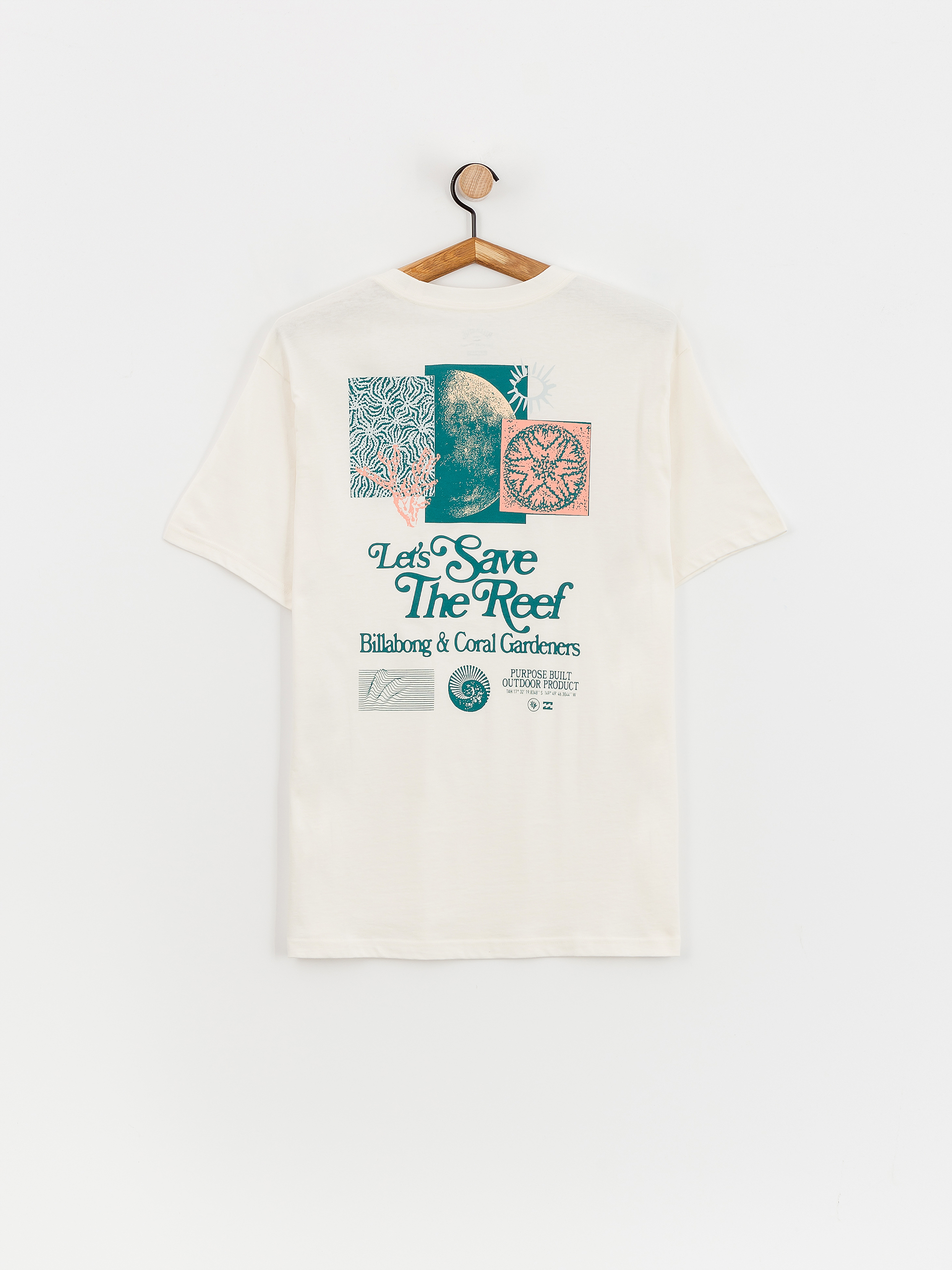 Billabong Cg Lets Save The Reef T-Shirt (off white)