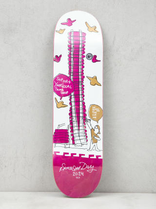 Krooked Shop Keeper SSD24 Deck (white/pink/gold)
