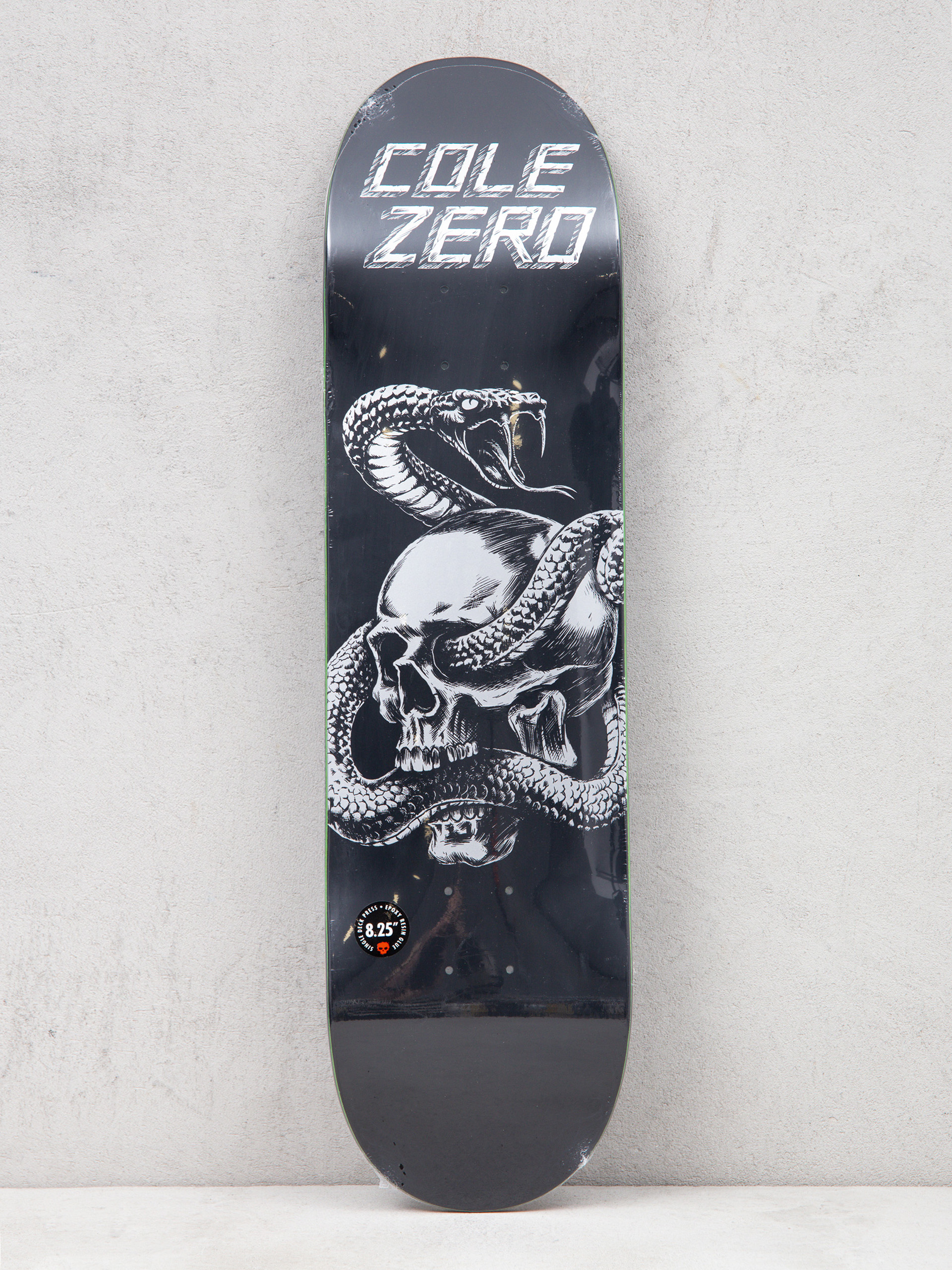 Zero Cole Skull And Snake Deck (black/silver)