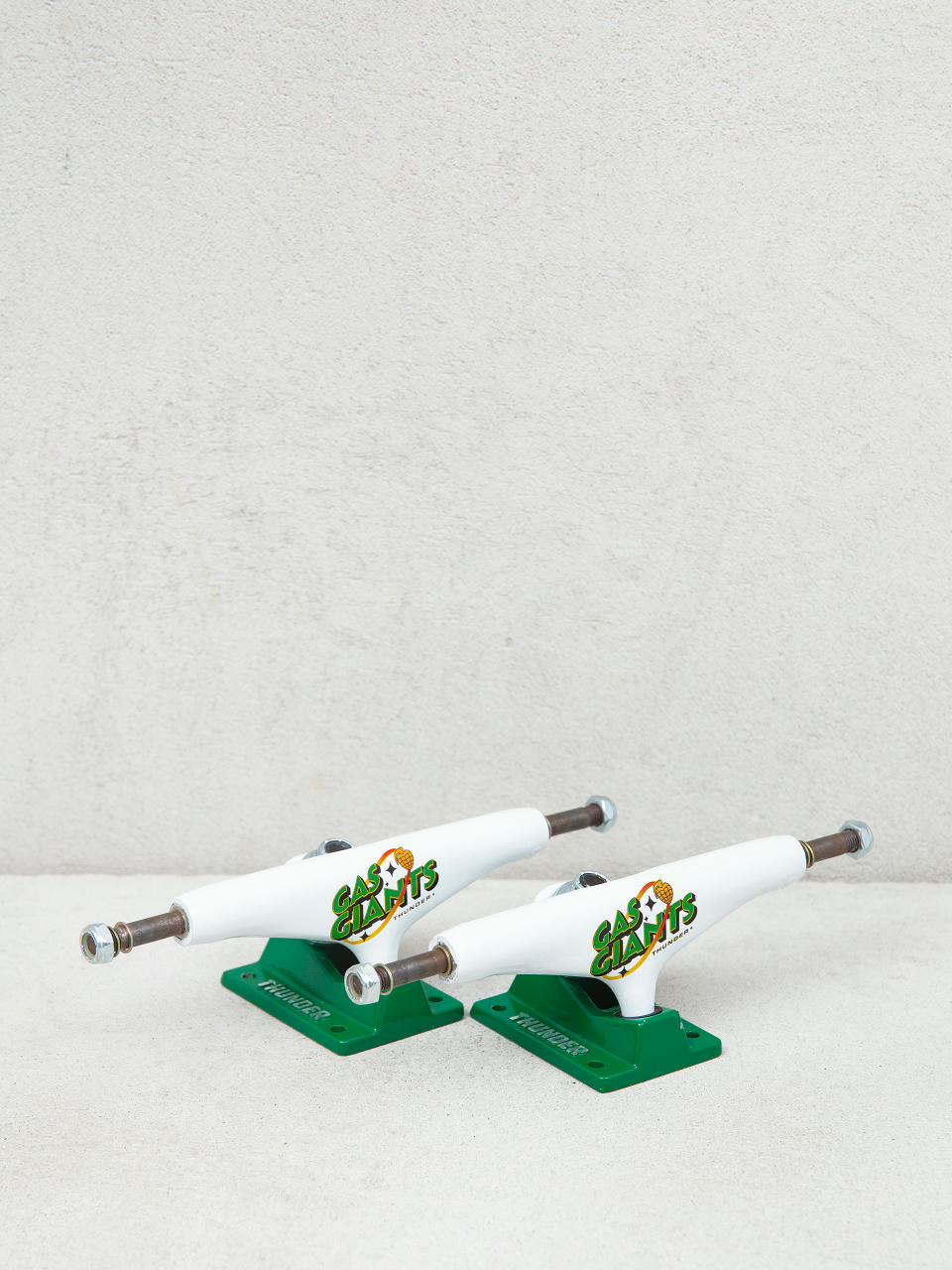 Thunder Gas Giant Trucks (white/green)