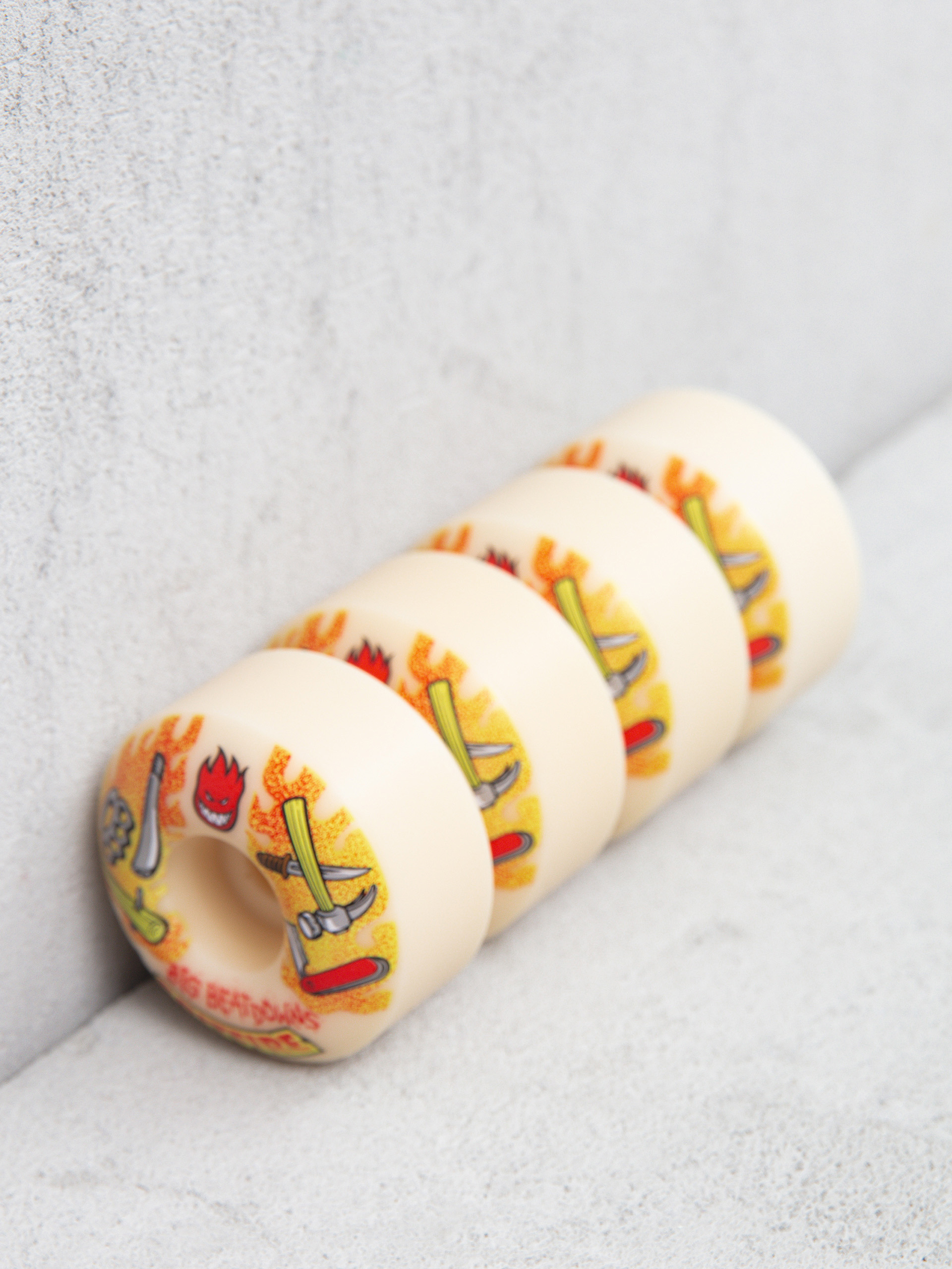 Spitfire F4 99D Big Beatdown Wheels (natural/orange)