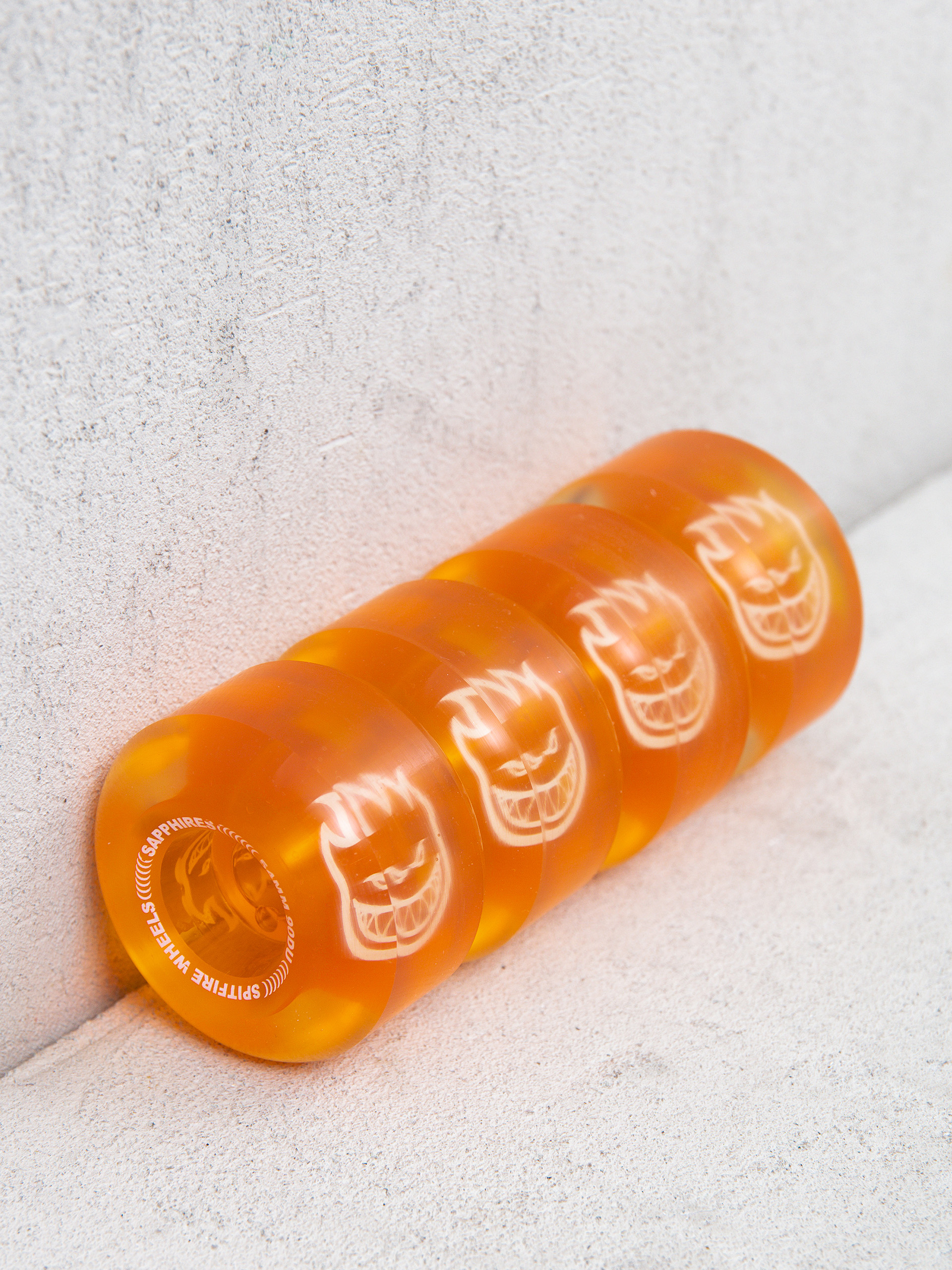 Spitfire 90D Radials Sapphire Wheels (clear/orange)