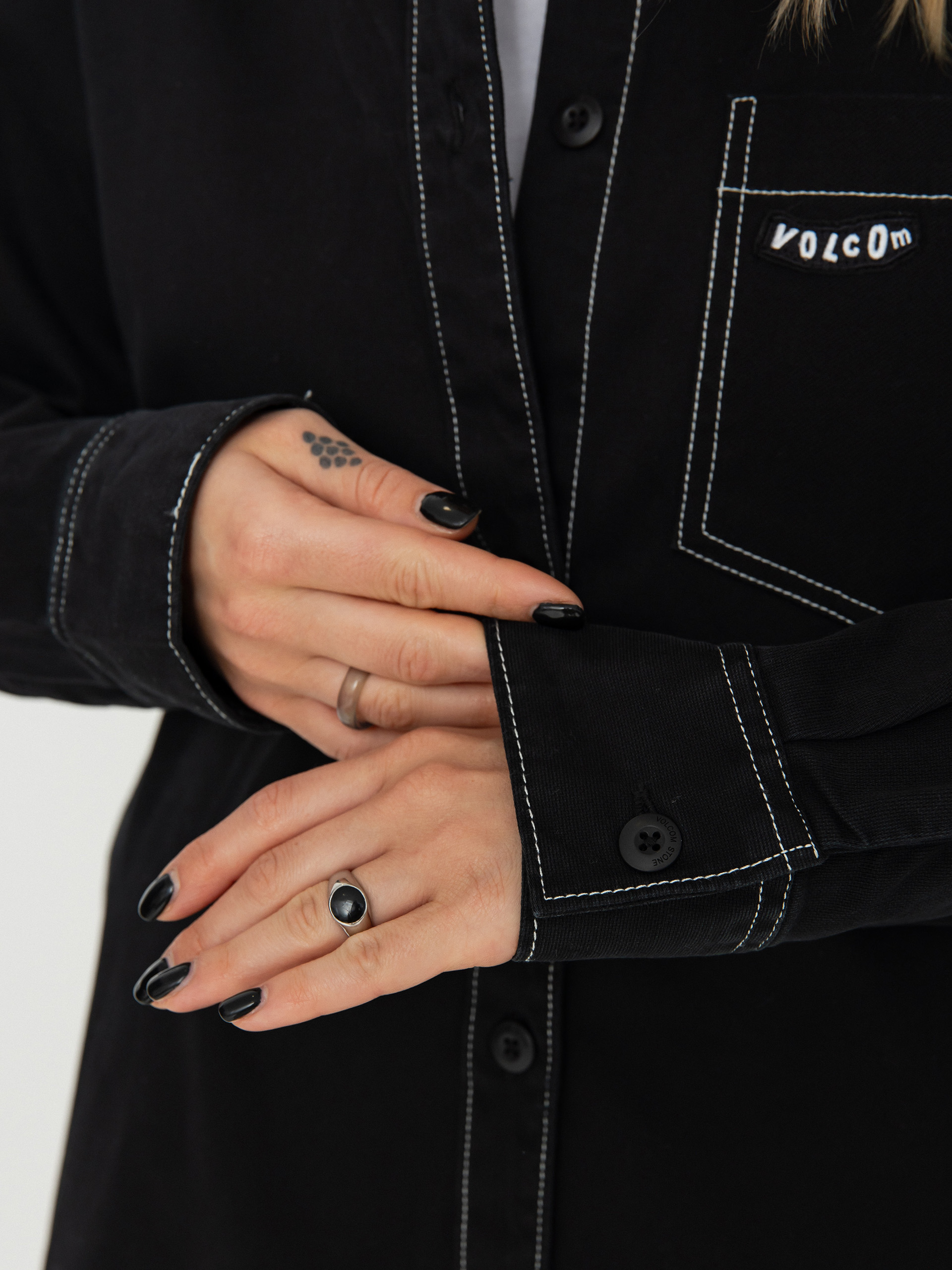 Volcom Stone Kraft Shirt Ls Wmn Longsleeve (black)