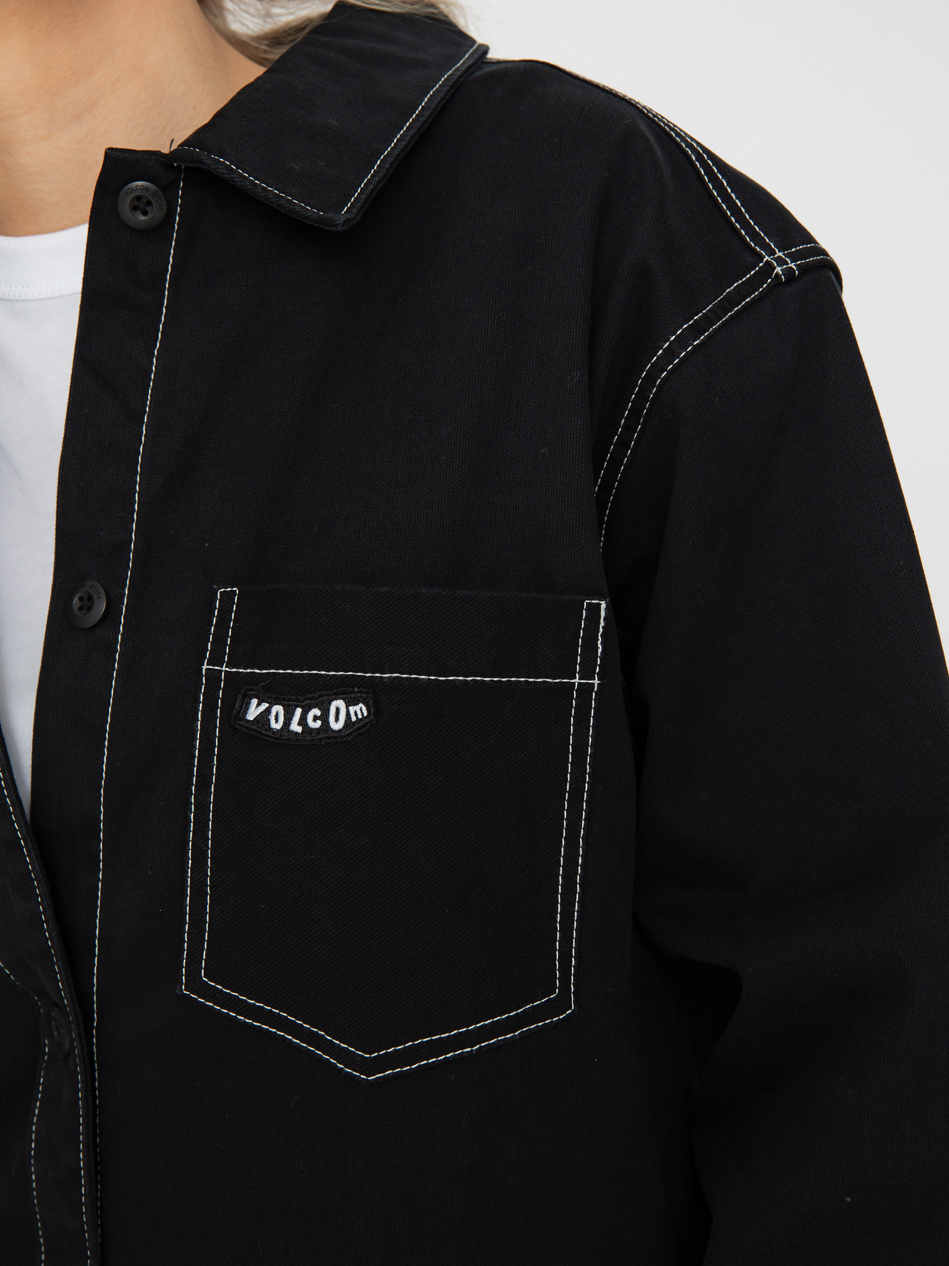 Volcom Stone Kraft Shirt Ls Wmn Longsleeve (black)