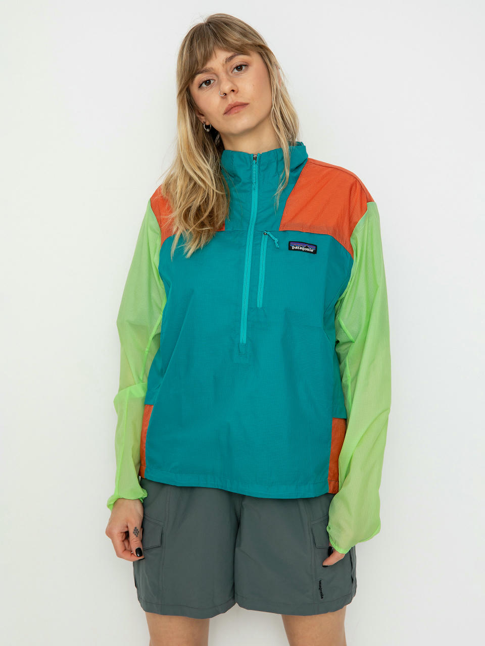 Patagonia Houdini Stash Wmn Fleece Jacke (subtidal blue)